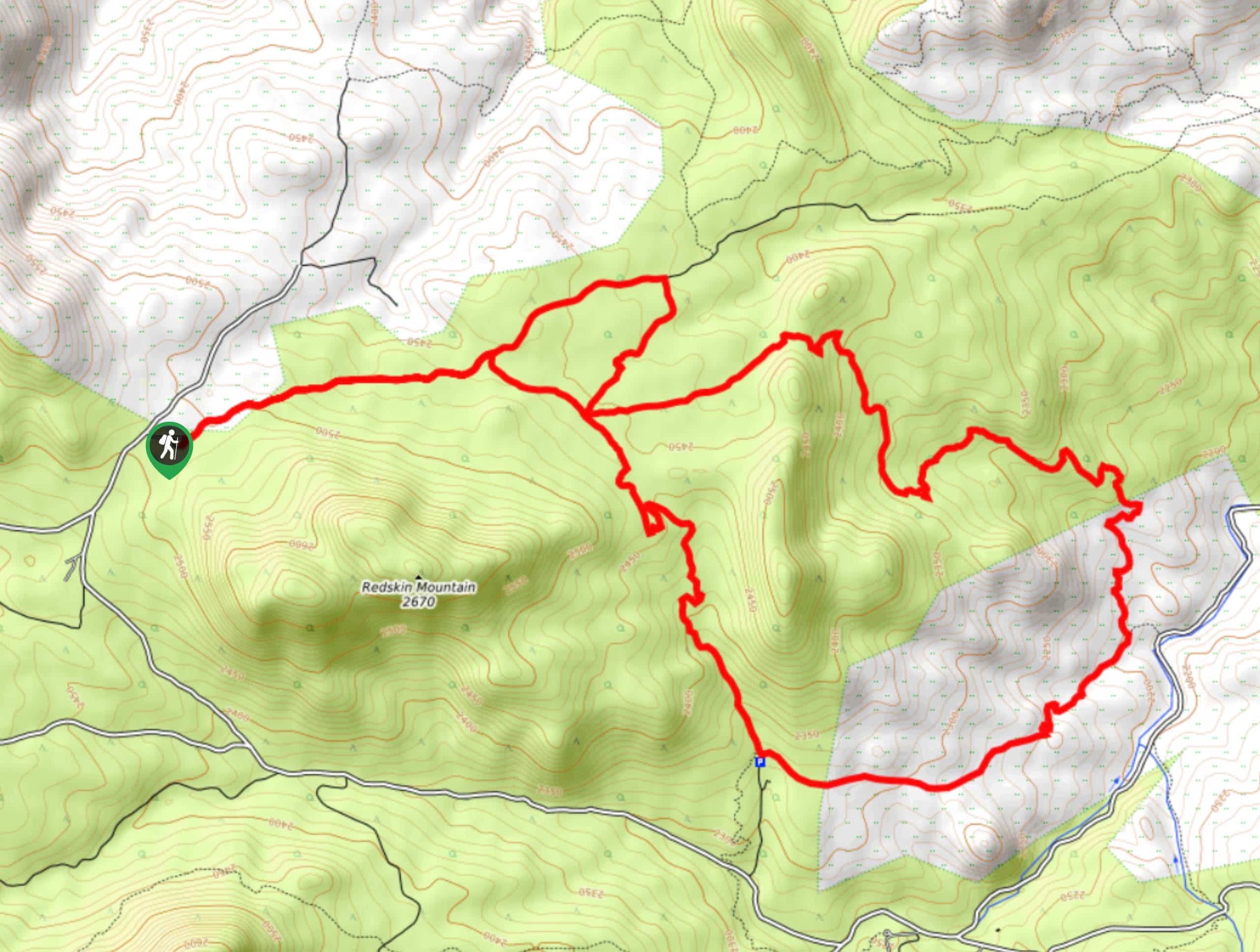 Miller Gulch Loop Trail Map