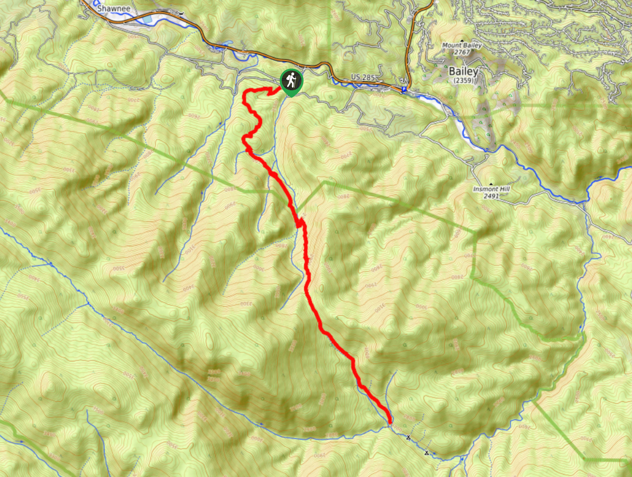 Payne Creek Trail Map