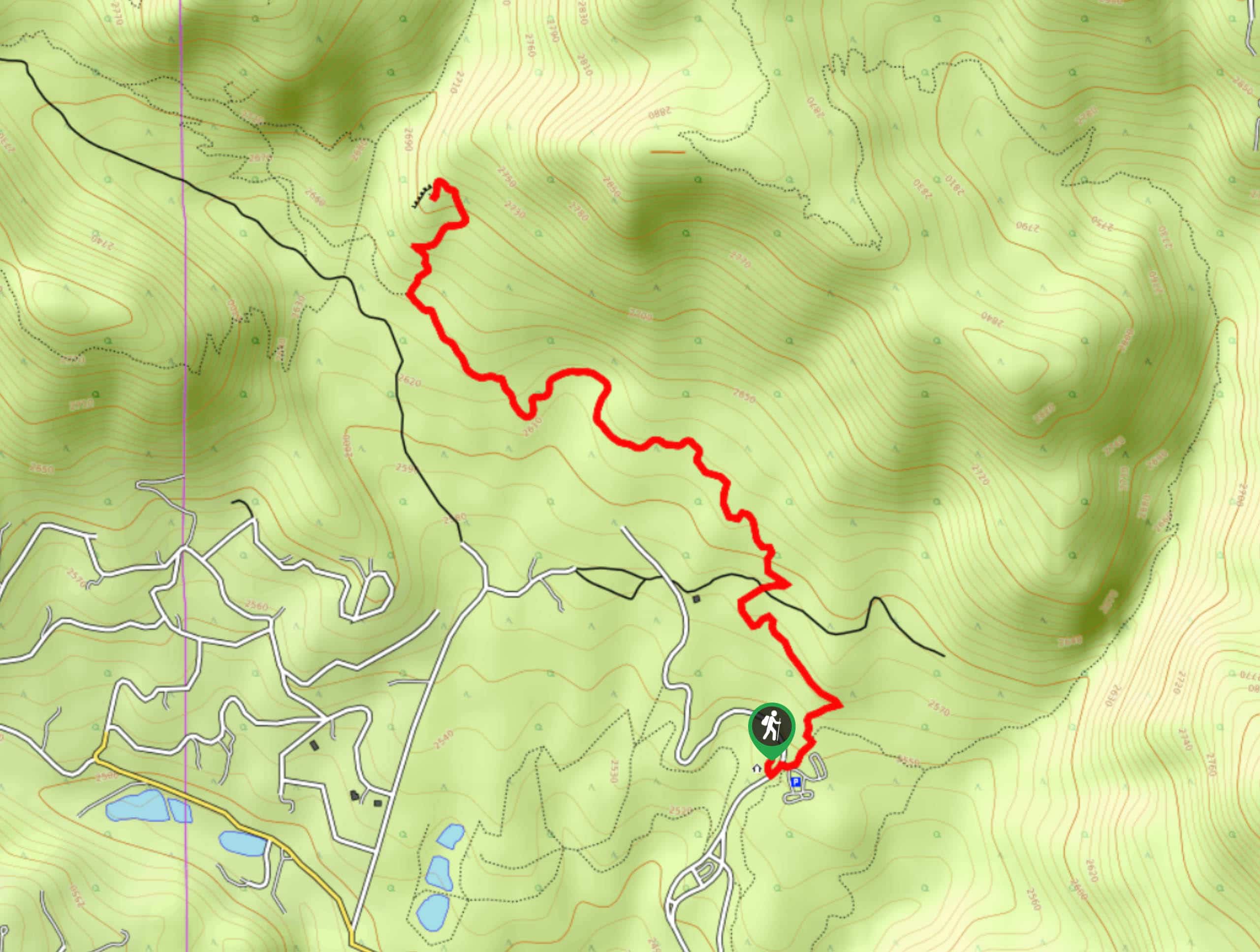 Red Rock Hike Map
