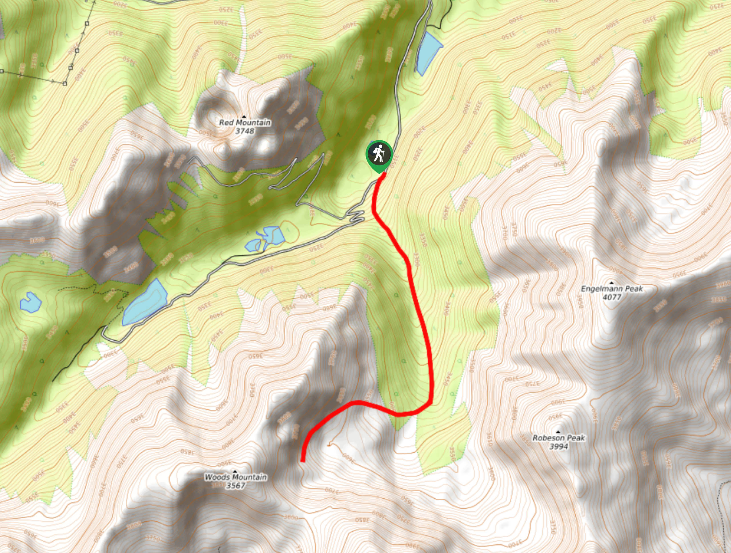 Ruby Gulch Trail Map