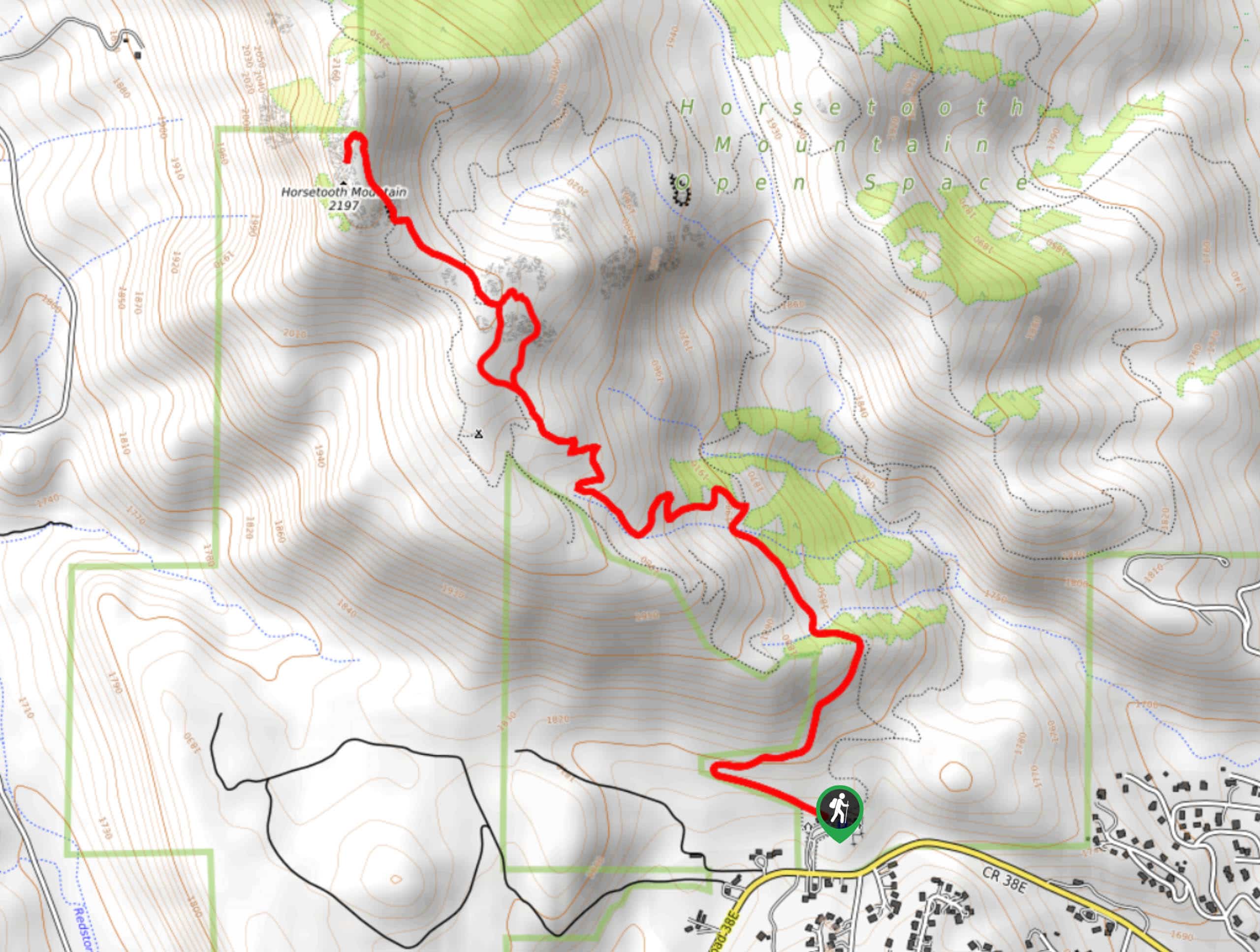 South Ridge Hike Map