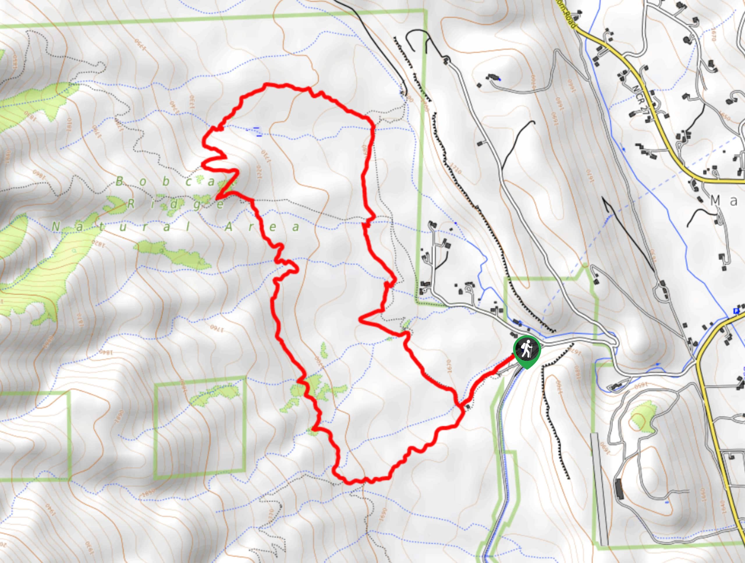 Valley Loop Trail Map