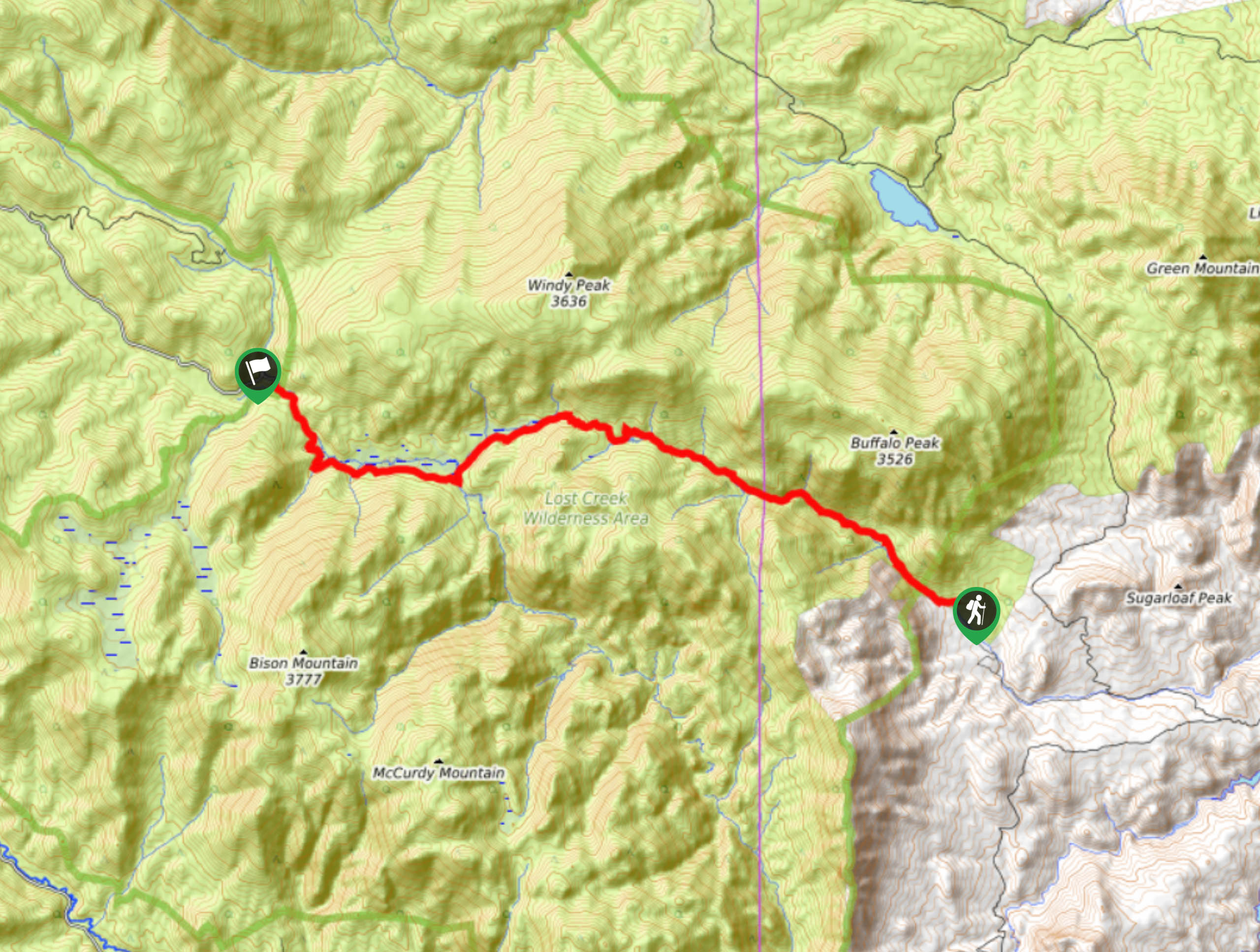 Wigwam Trail Map