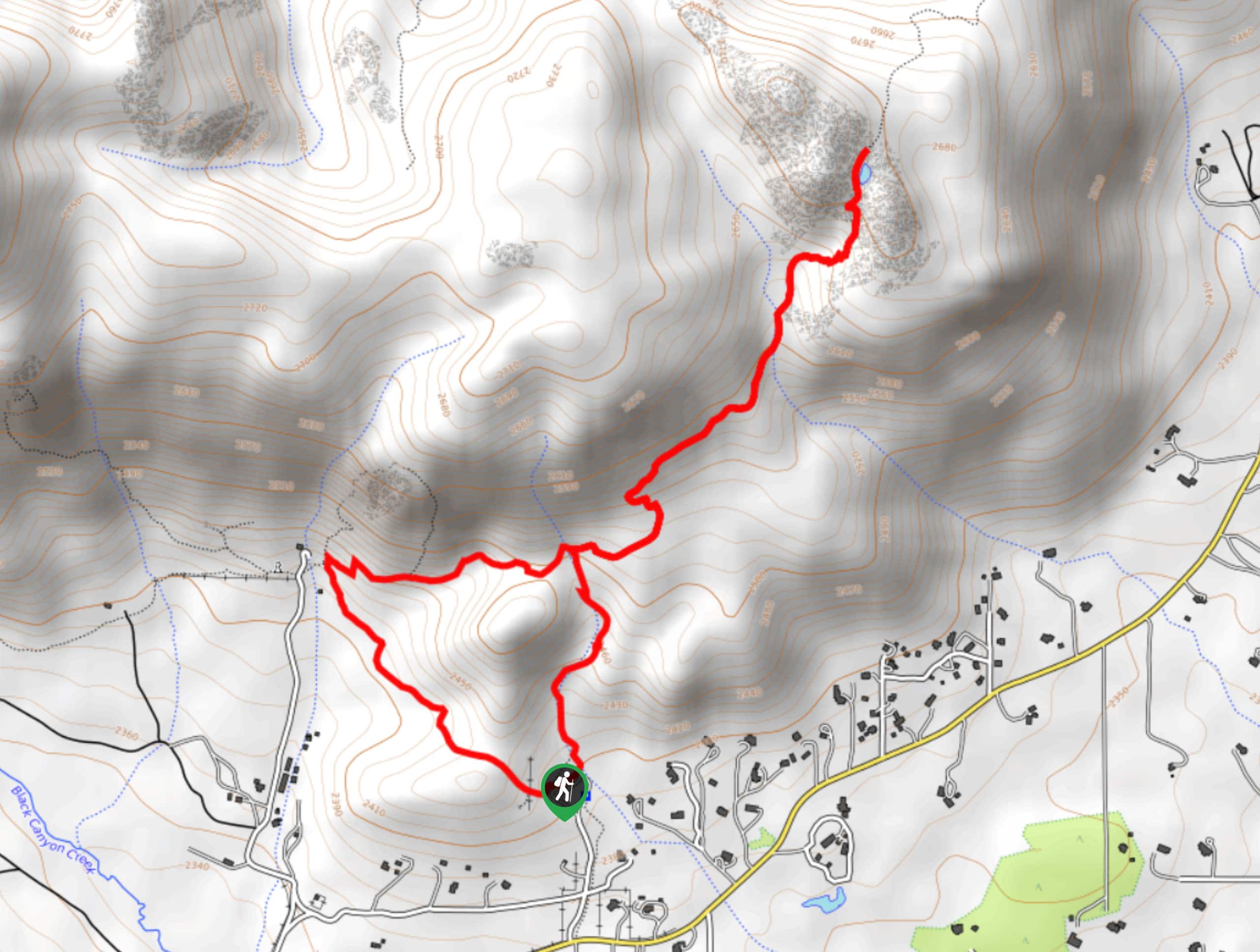 Lumpy Ridge to Gem Lake Hike Map