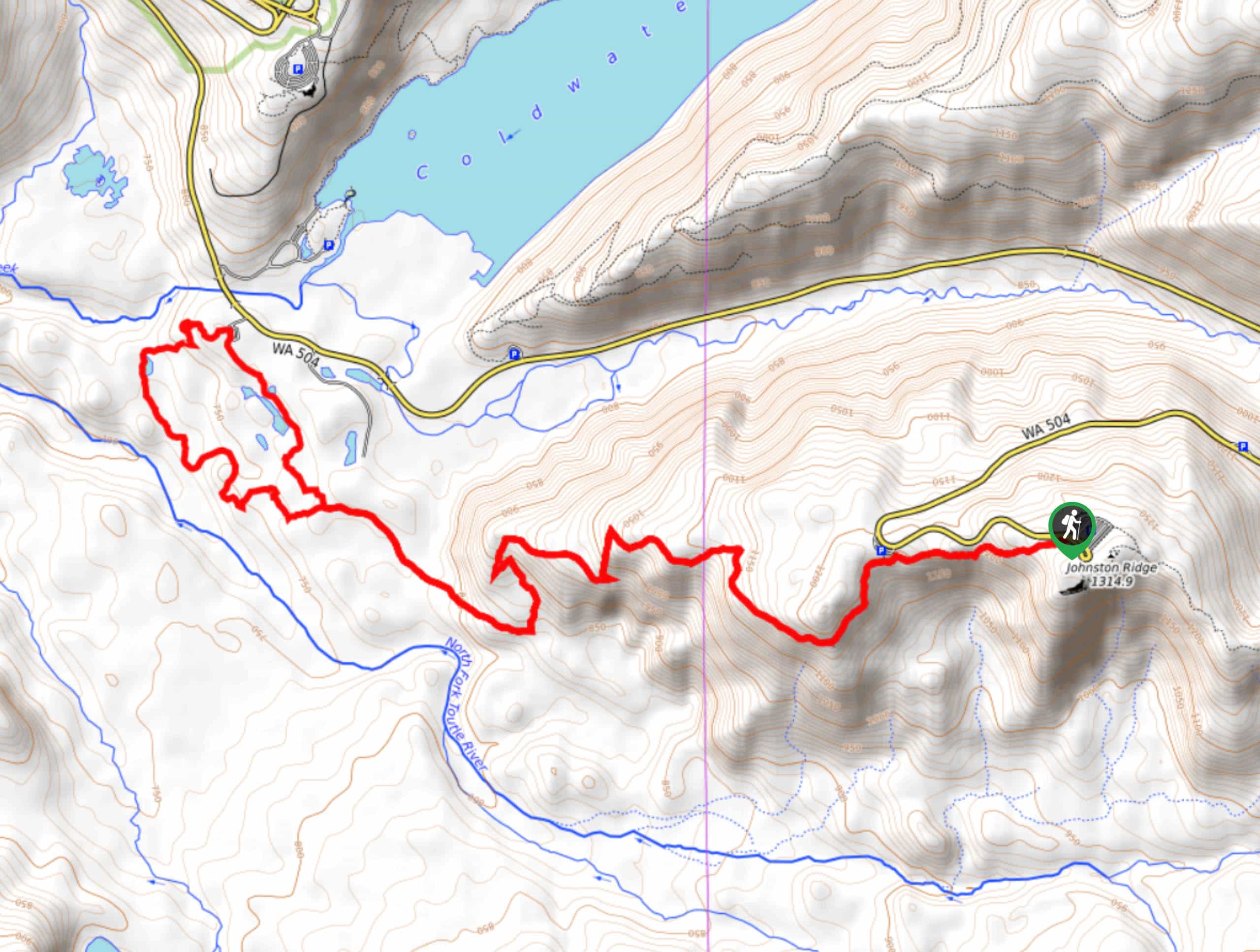 Boundary West Trail Map