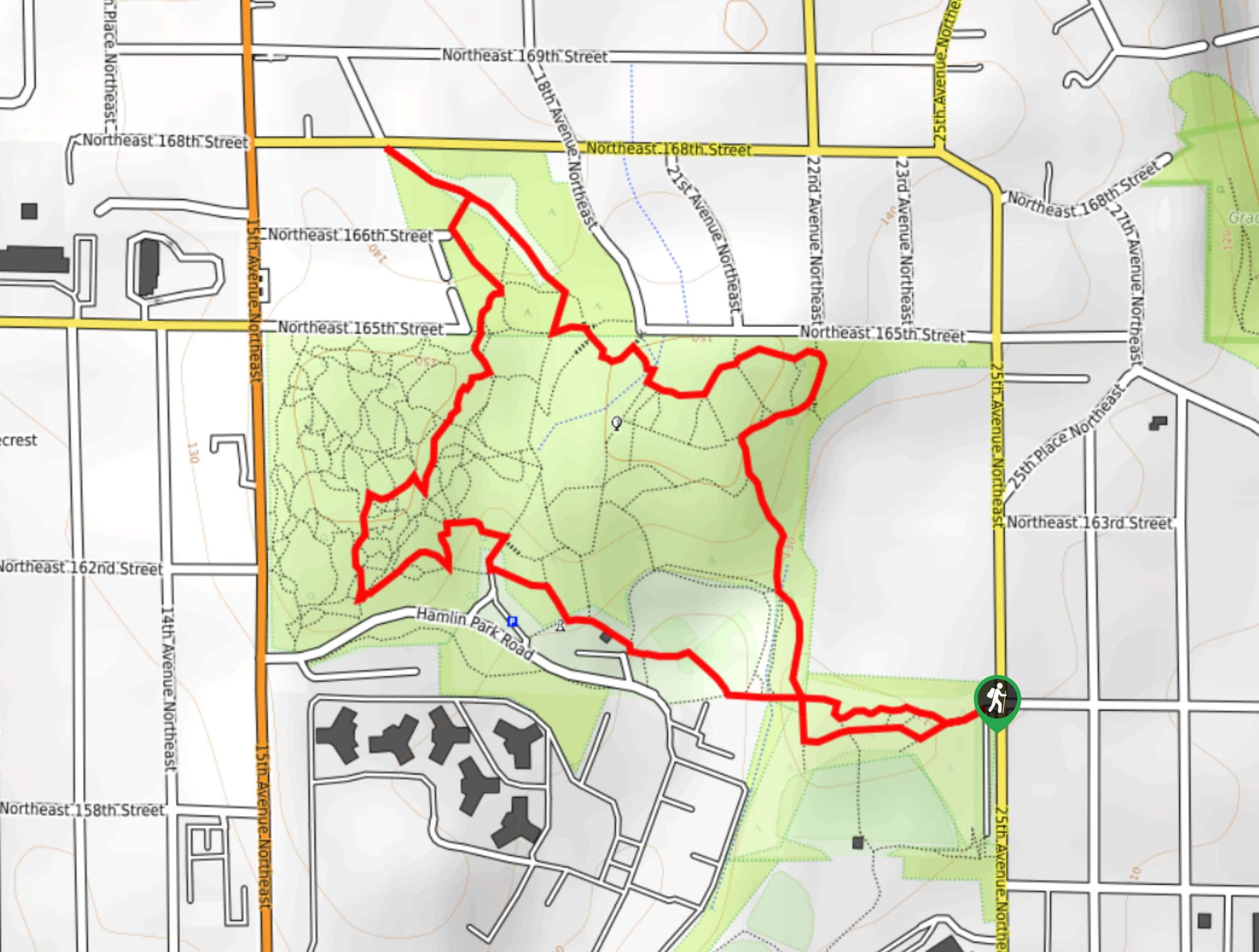 Hamlin Park Loop Map
