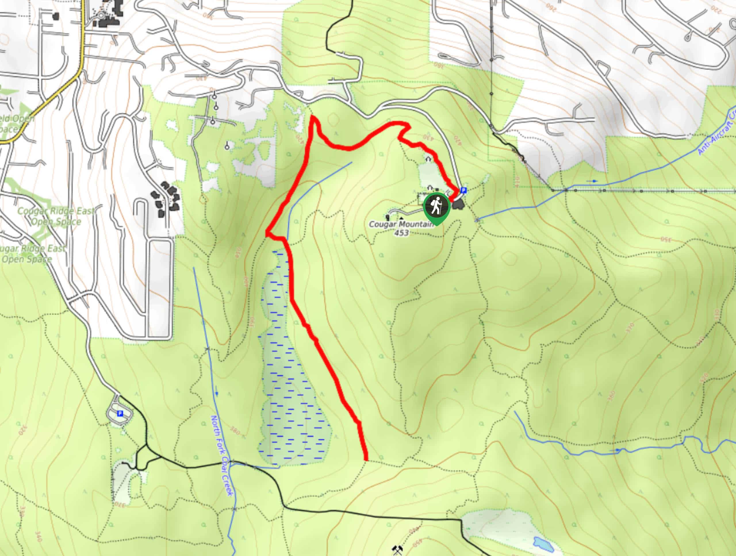 Klondike Swamp Trail Map