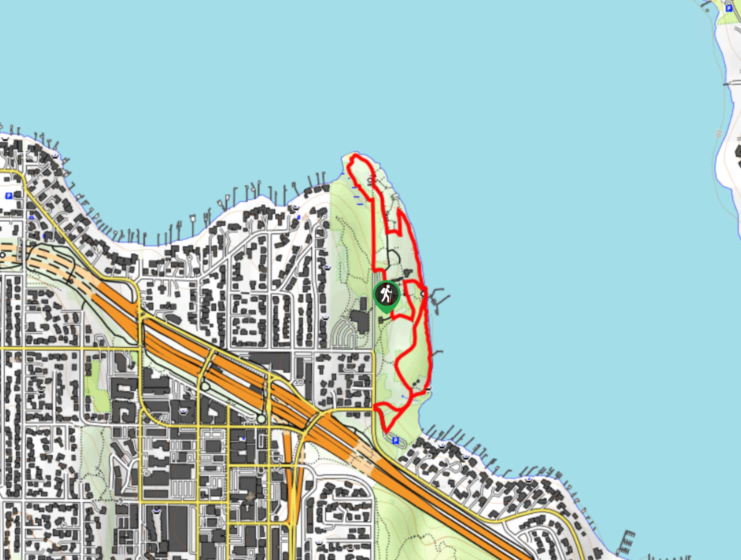 Luther Burbank Park Loop Map