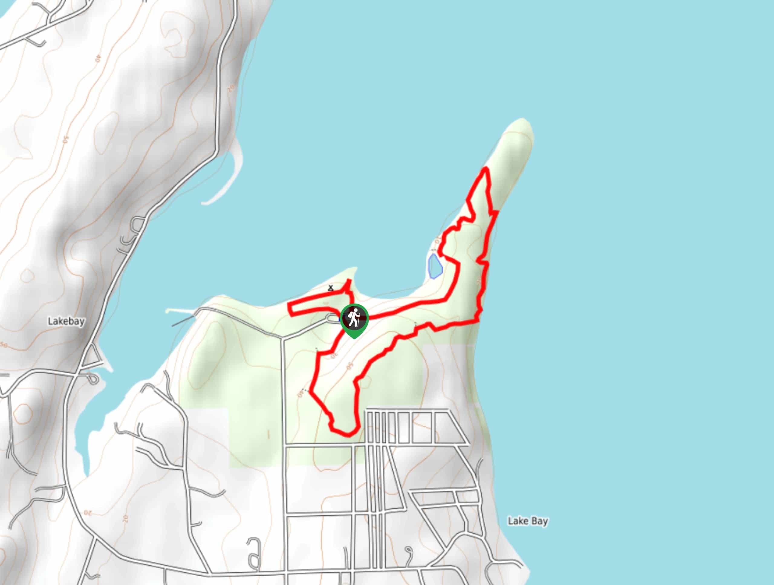 Penrose Point State Park Trail Map