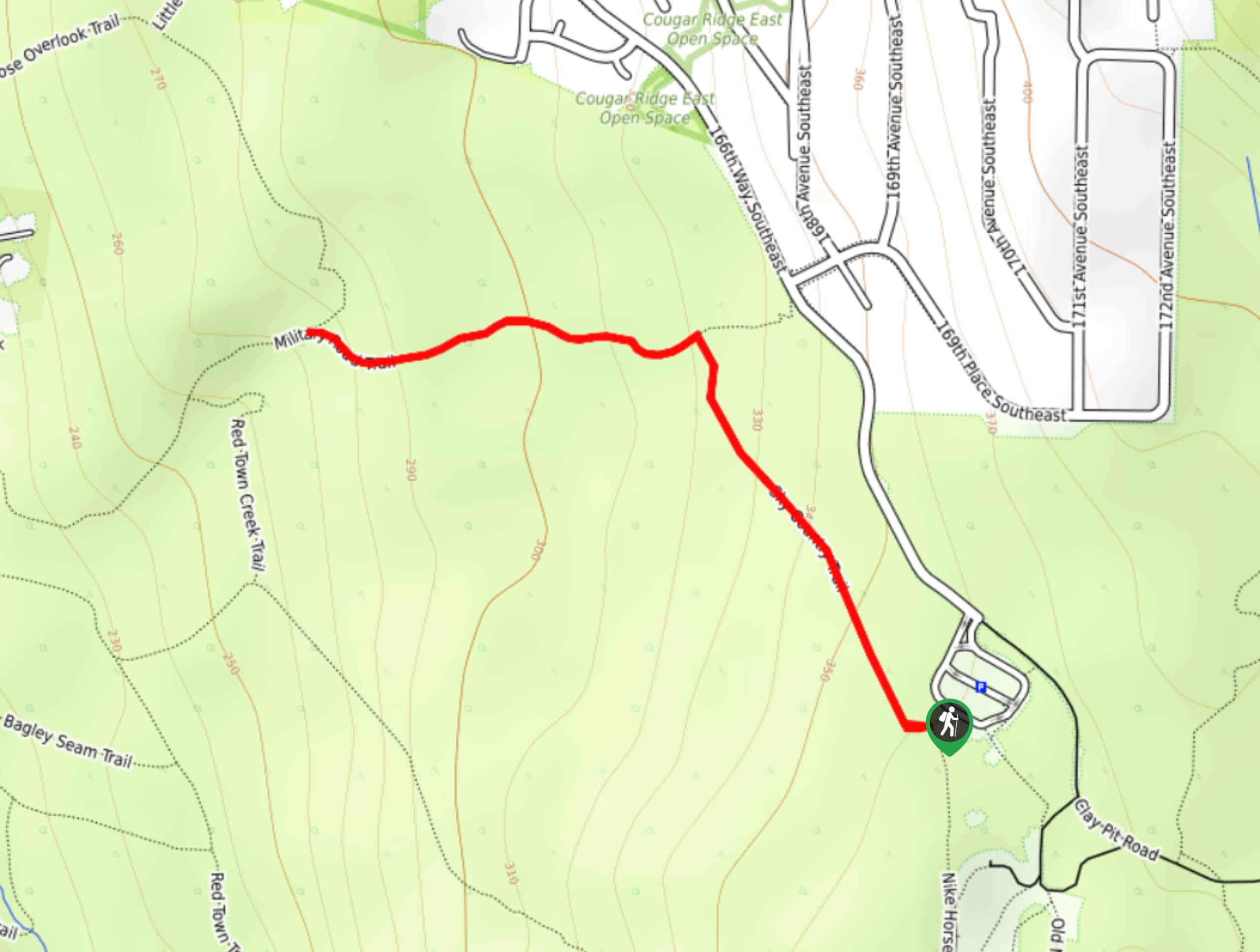 Sky Country and Military Road Trail Map