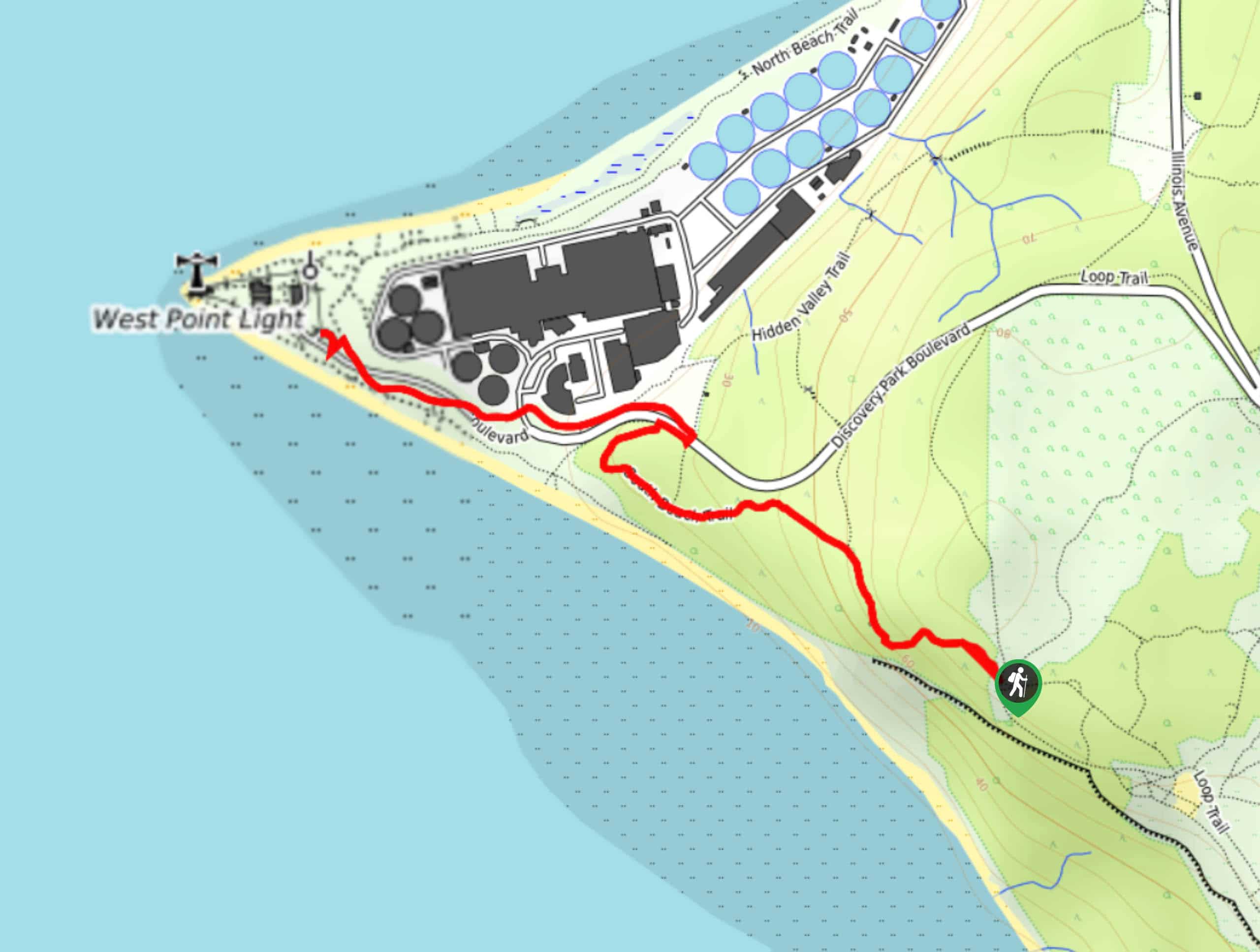 South Beach Trail Map