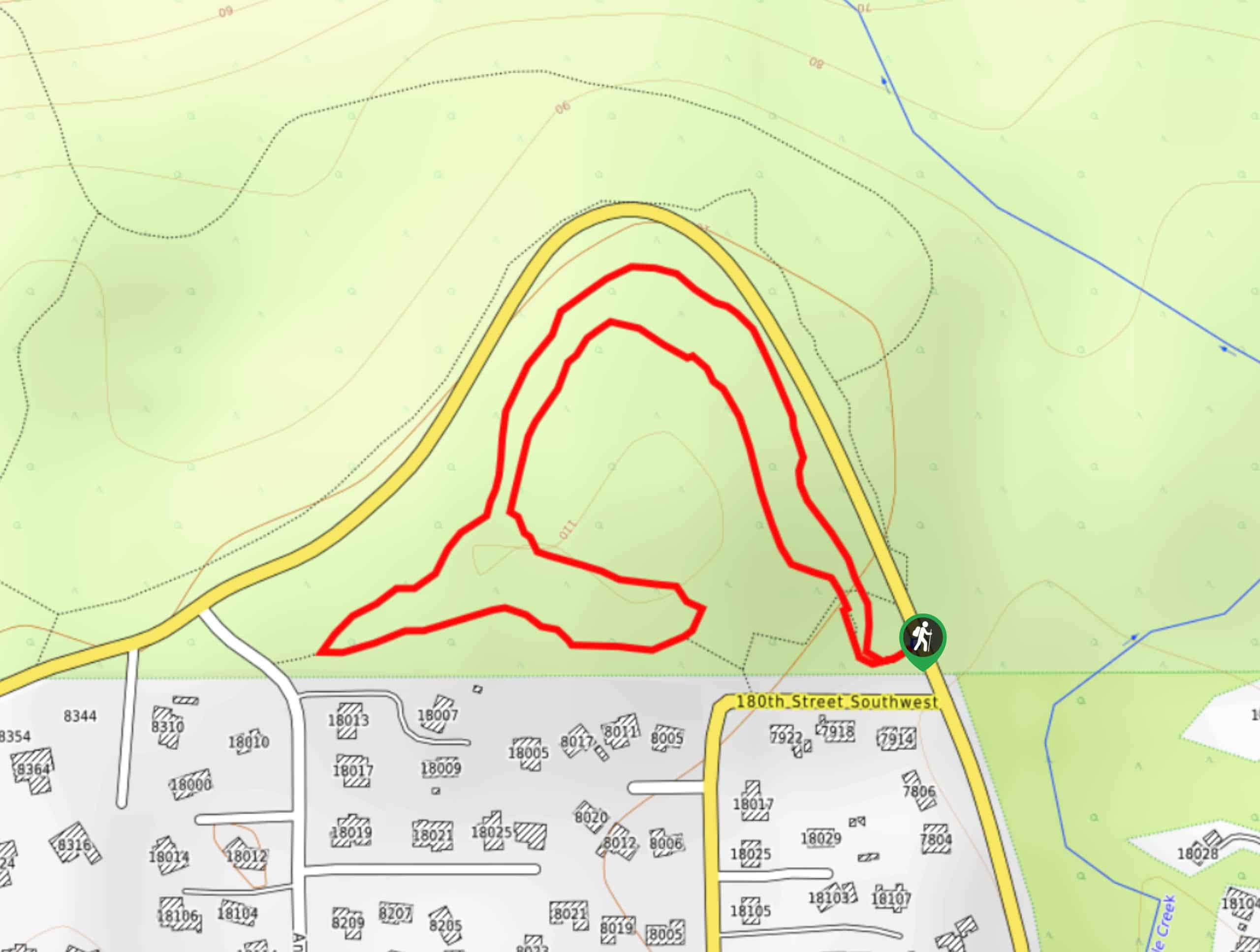 Southwest County Olympic Short Trail Map