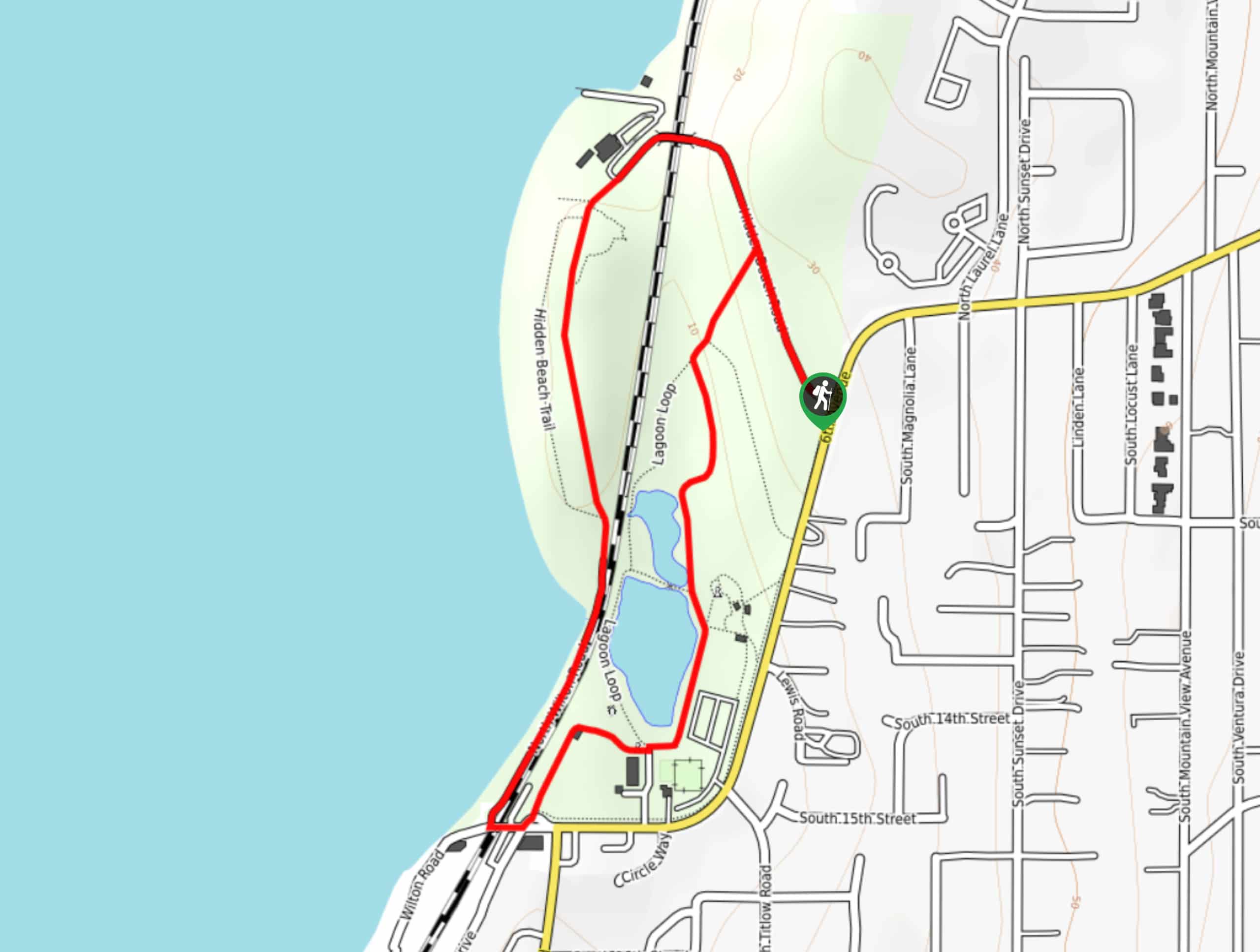 Titlow Park Loop Map