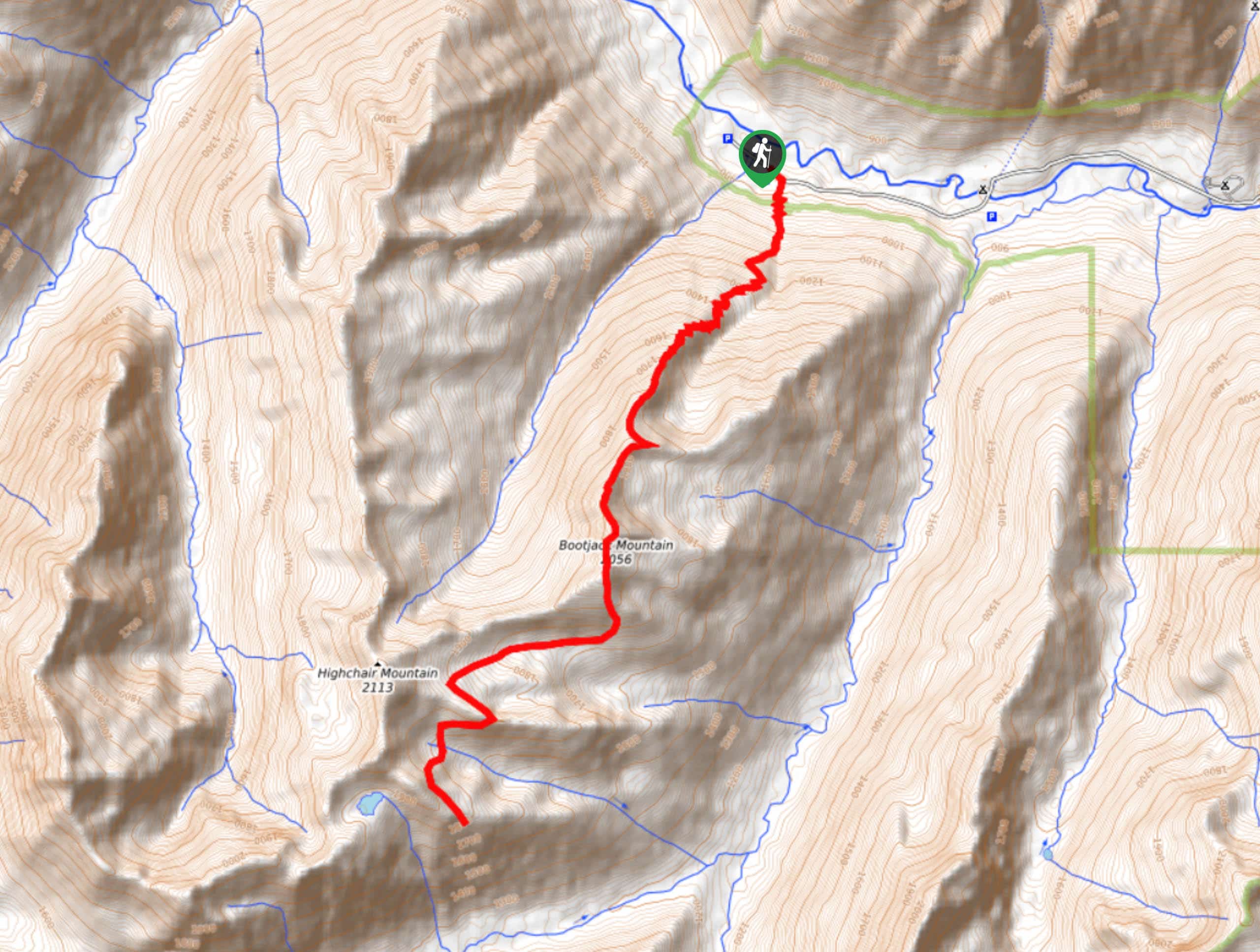 Black Jack Ridge Trail Map