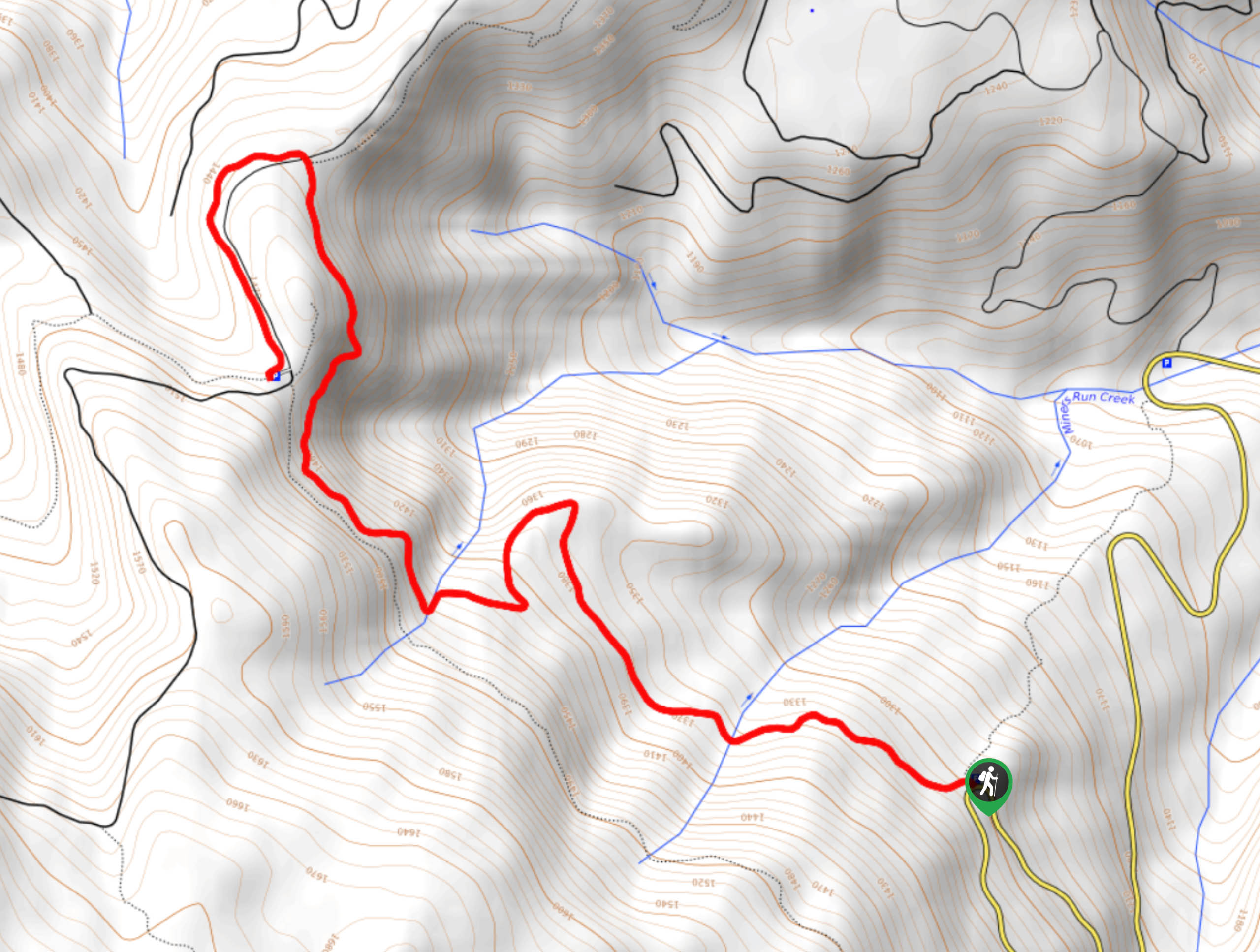 Devil’s Spur Hike Map
