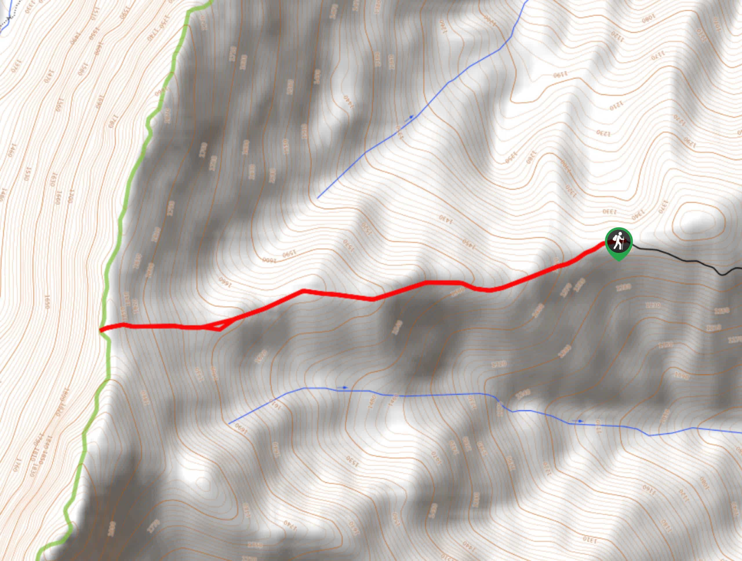 Wedge Mountain Trail Map
