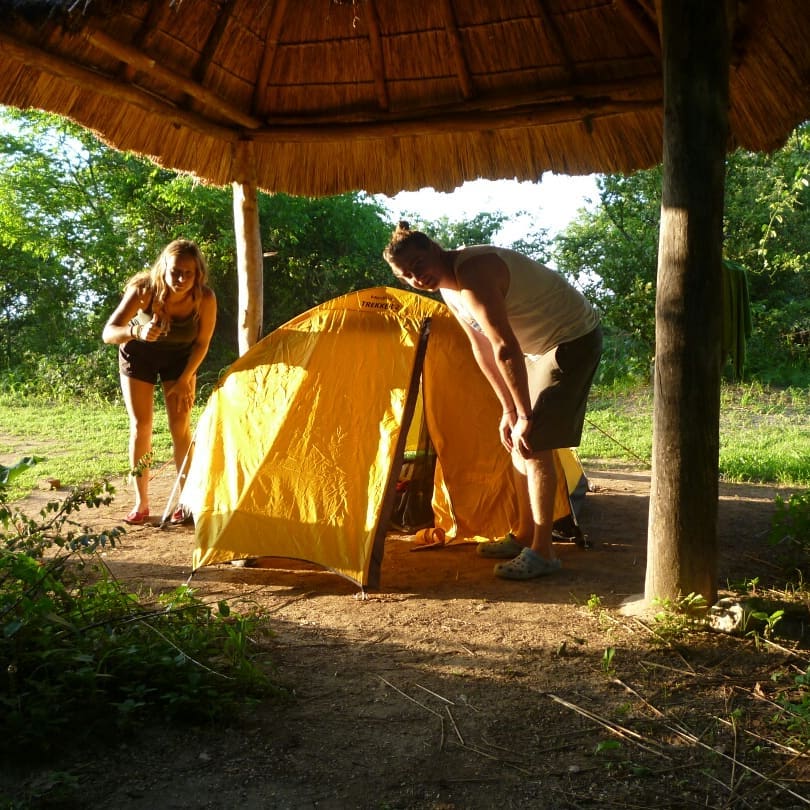 The night after we slept to the roar of a lion at Liwonde Safari Camp (Malawi)