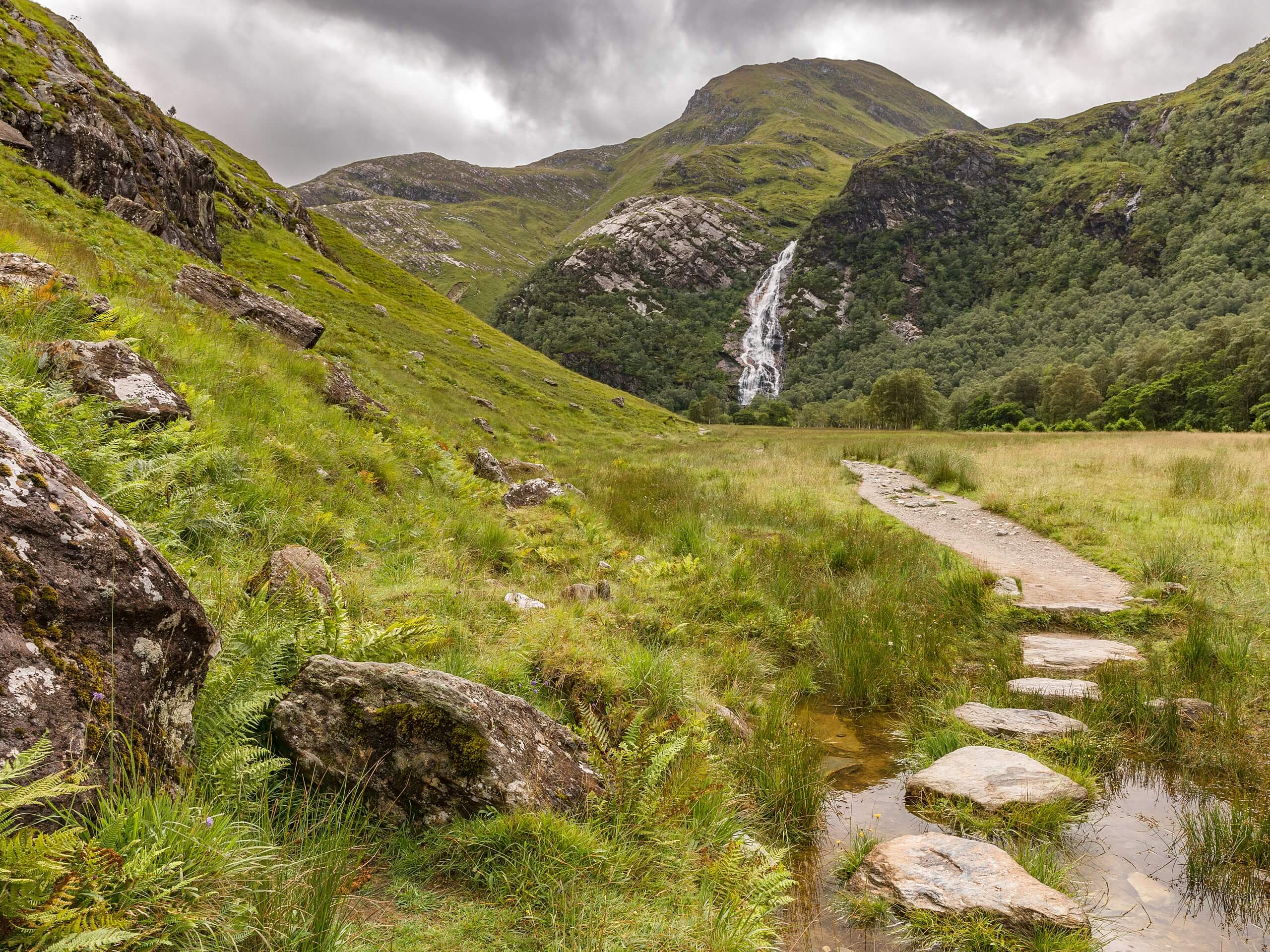 Steall Falls and the Nevis Gorge Walk