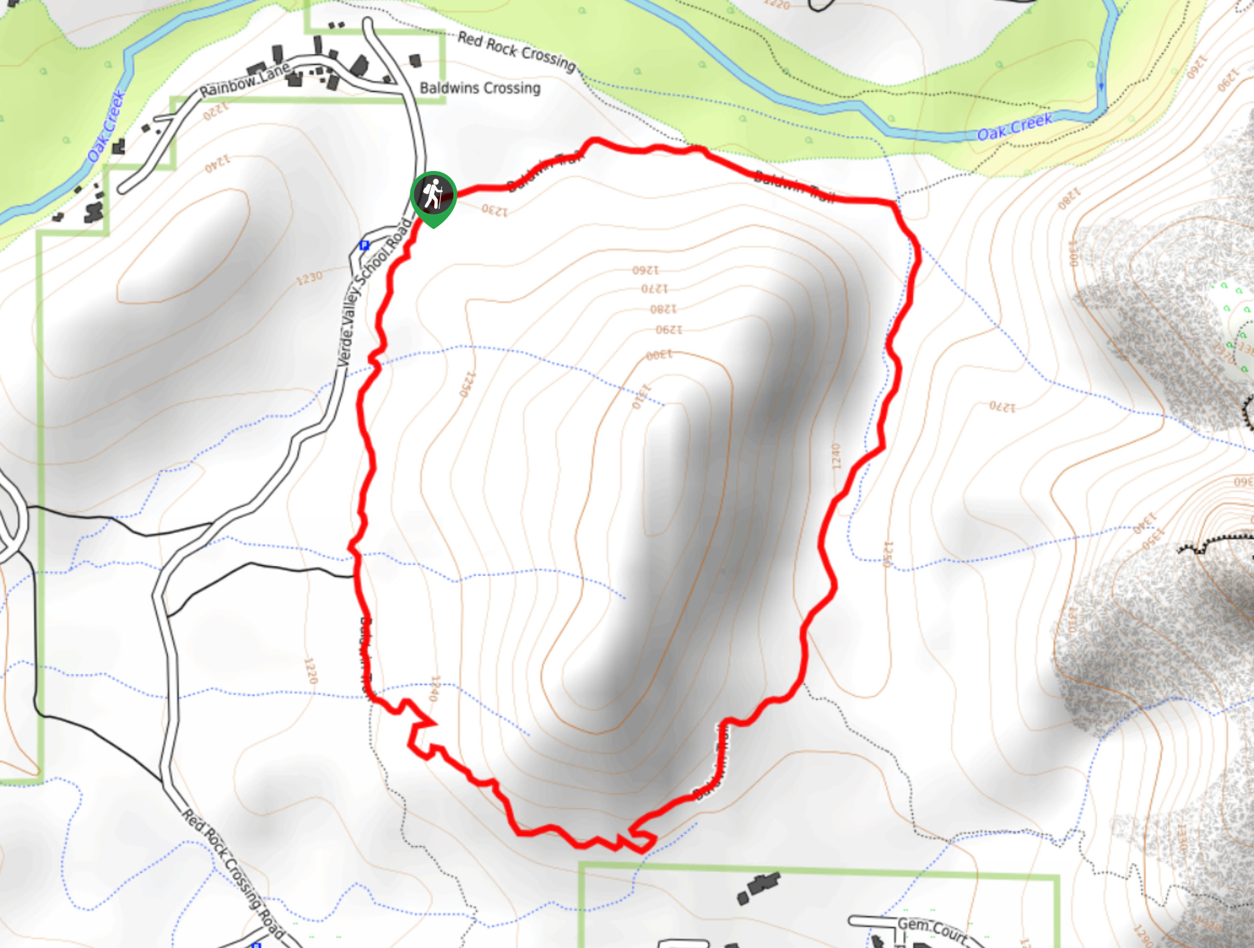Baldwin Trail Map