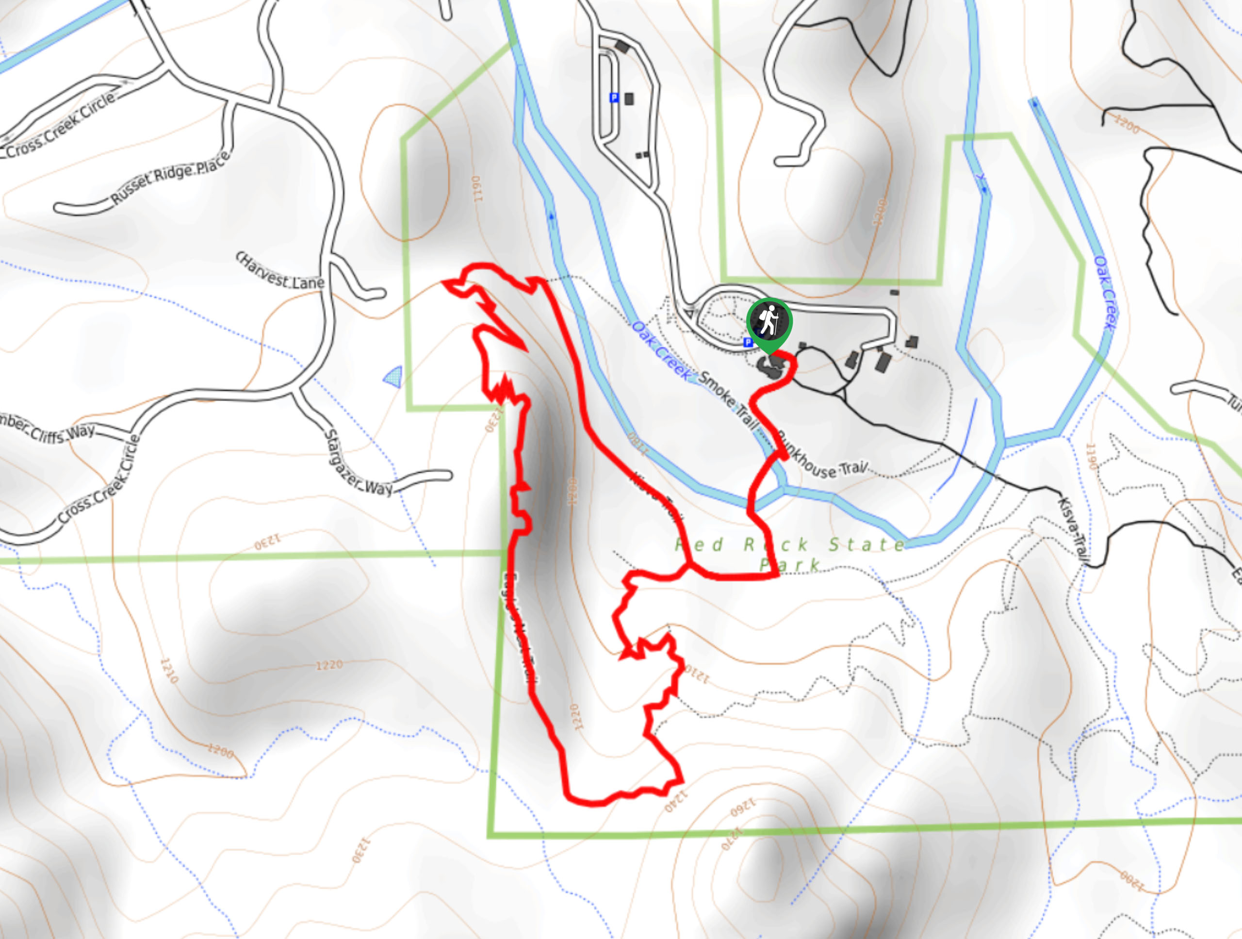 Eagles Nest Trail Map