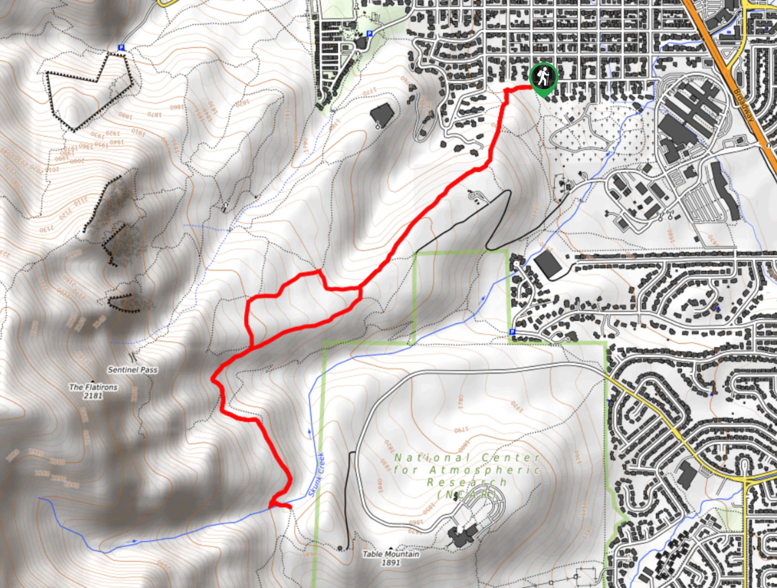 Kohler Mesa Trail Map