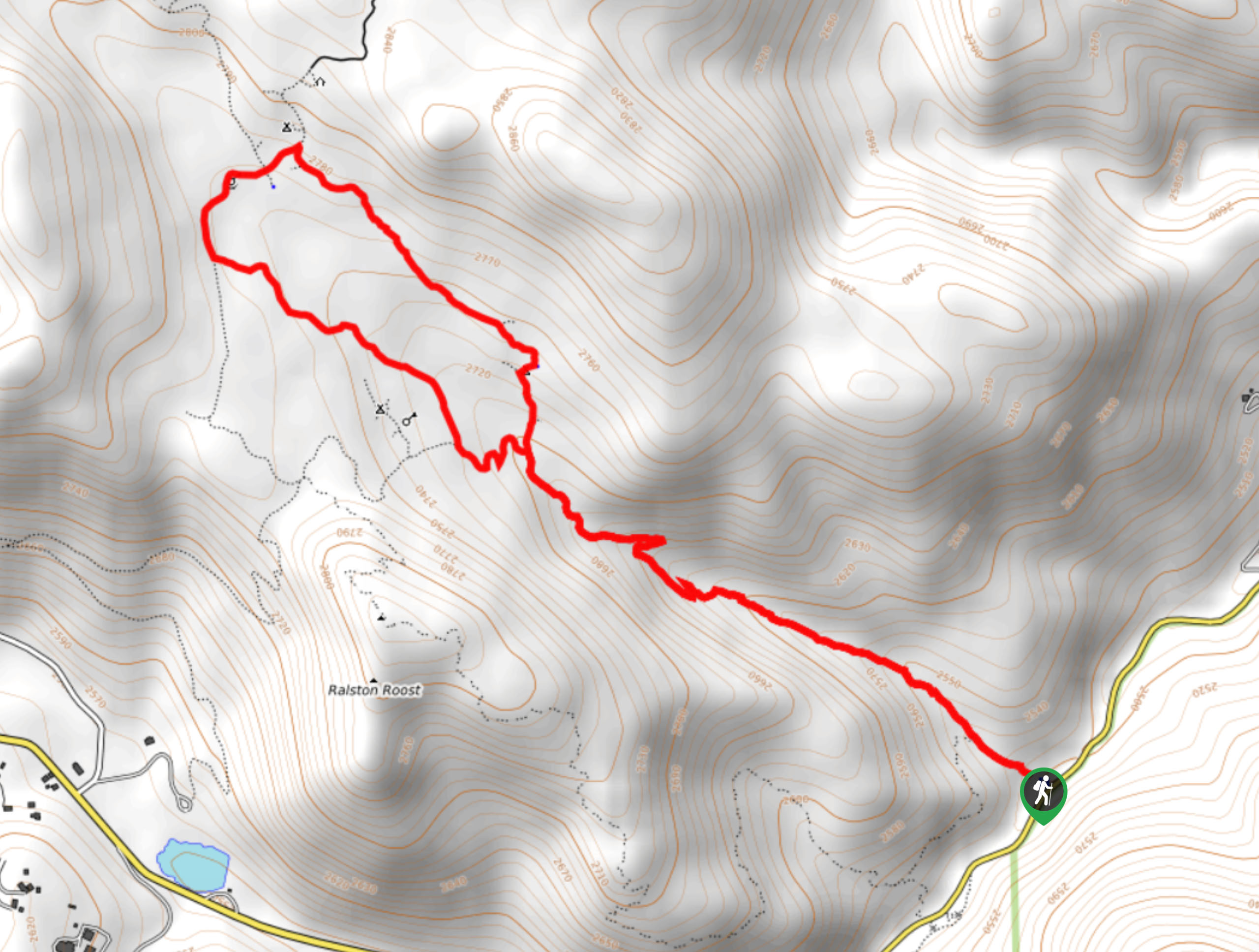 Frazer Meadow Trail Map