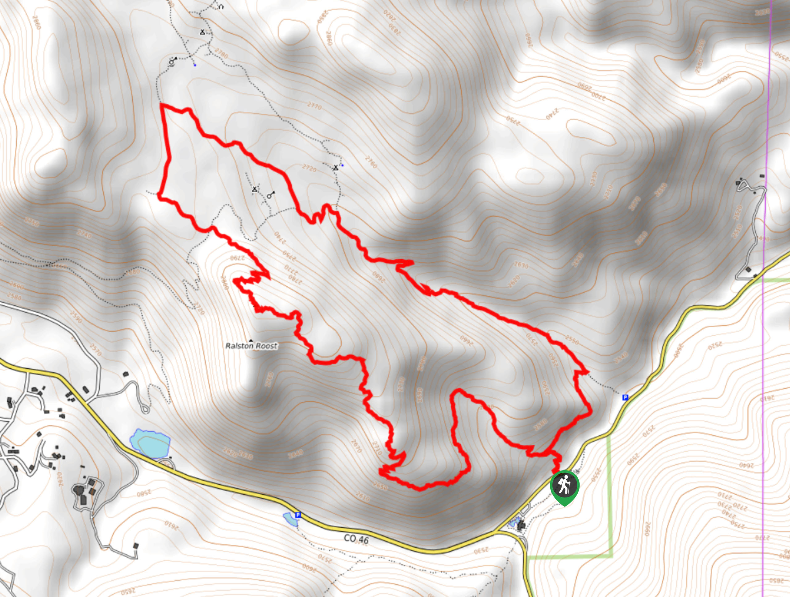 Horseshoe Loop Trail Map