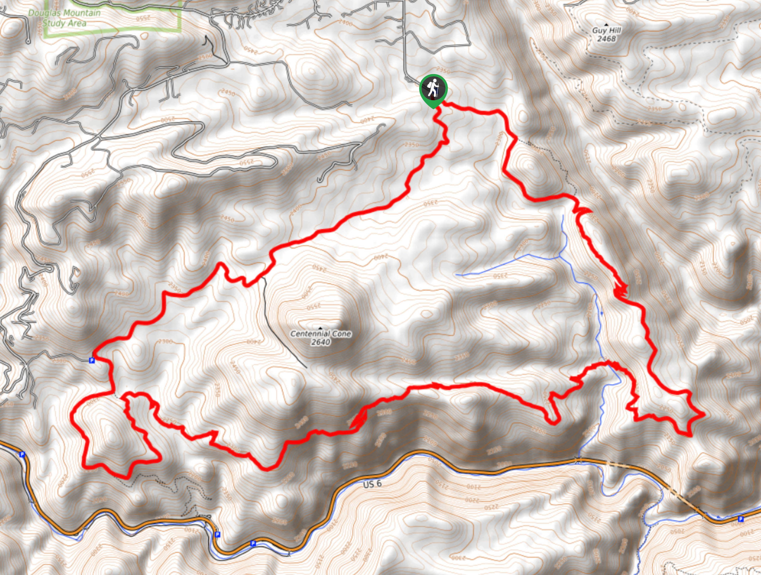 Travois Trail Map