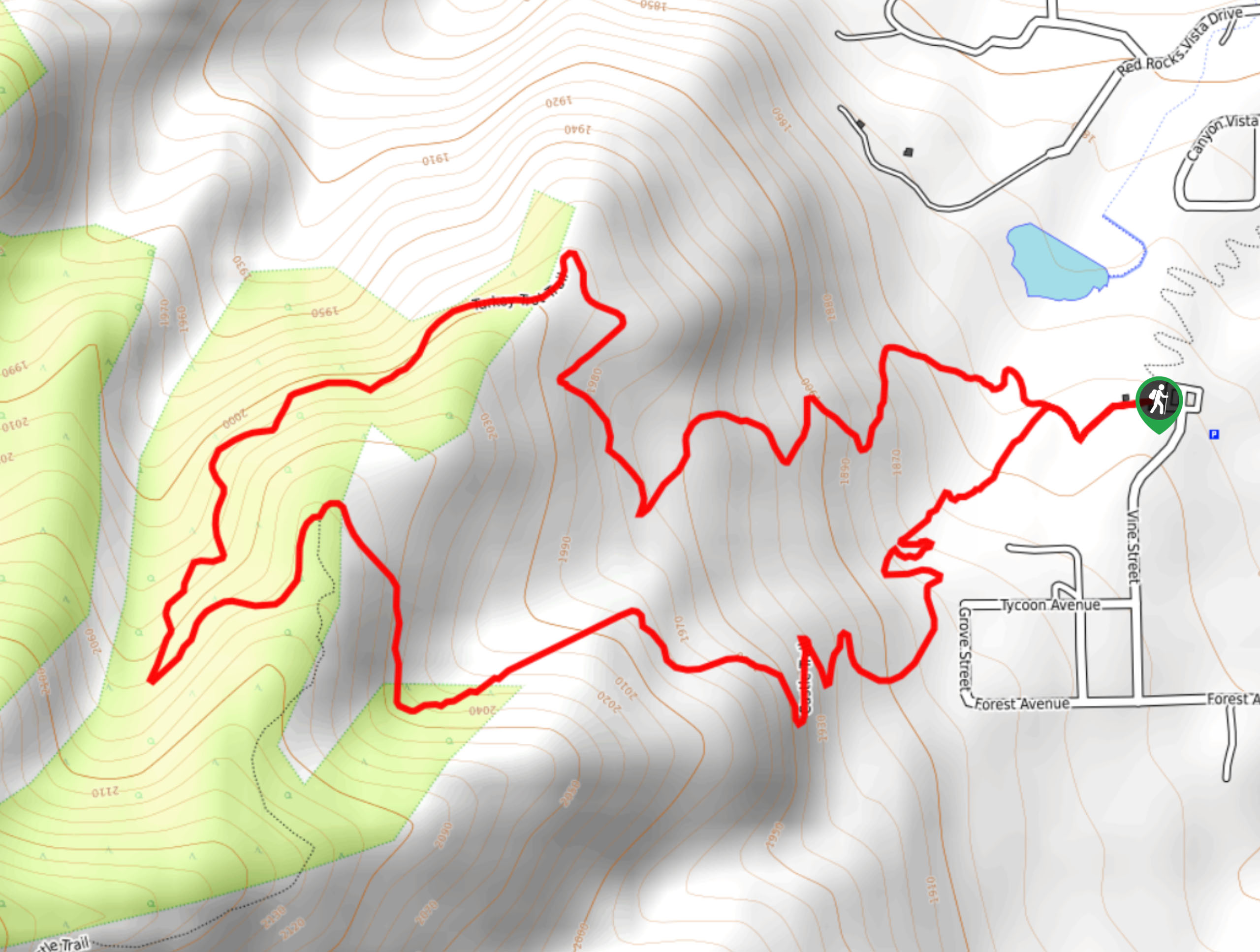 Turkey Trot Trail Map