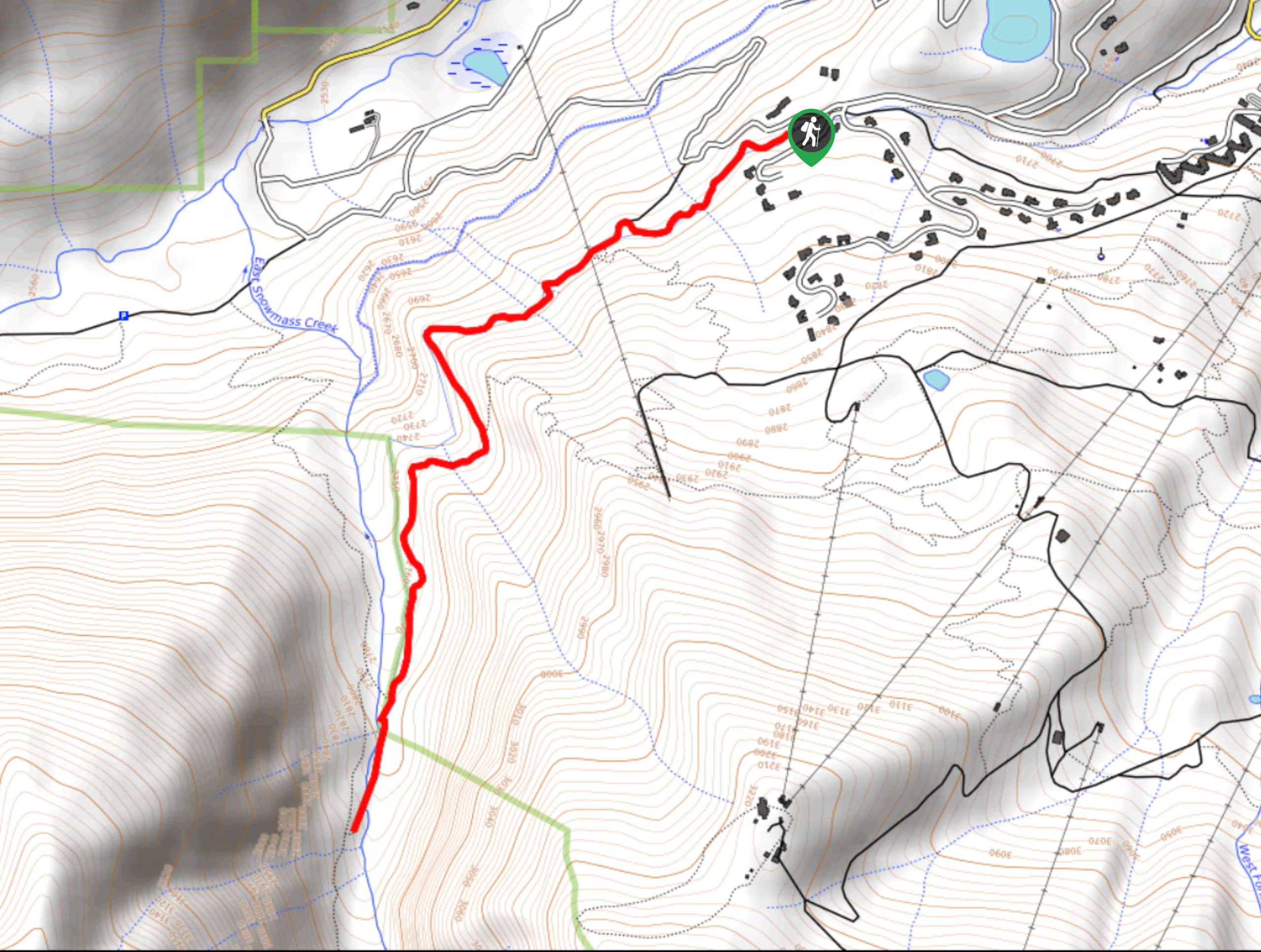 Ditch Trail Map