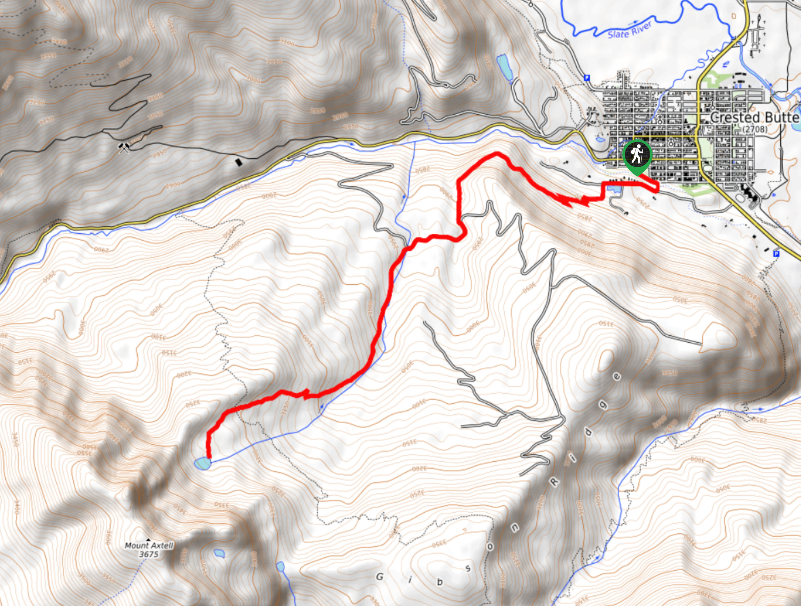 Green Lake Trail Map