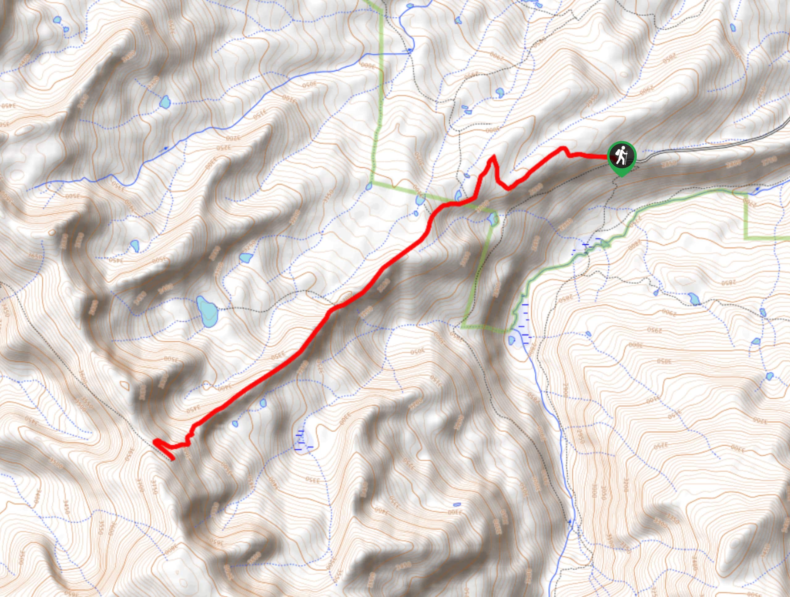 Hell Roaring Creek Trail Map