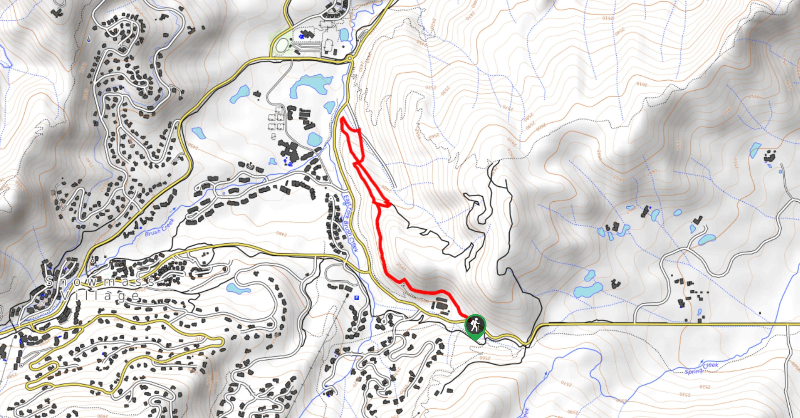 Highline Creek Trail Map