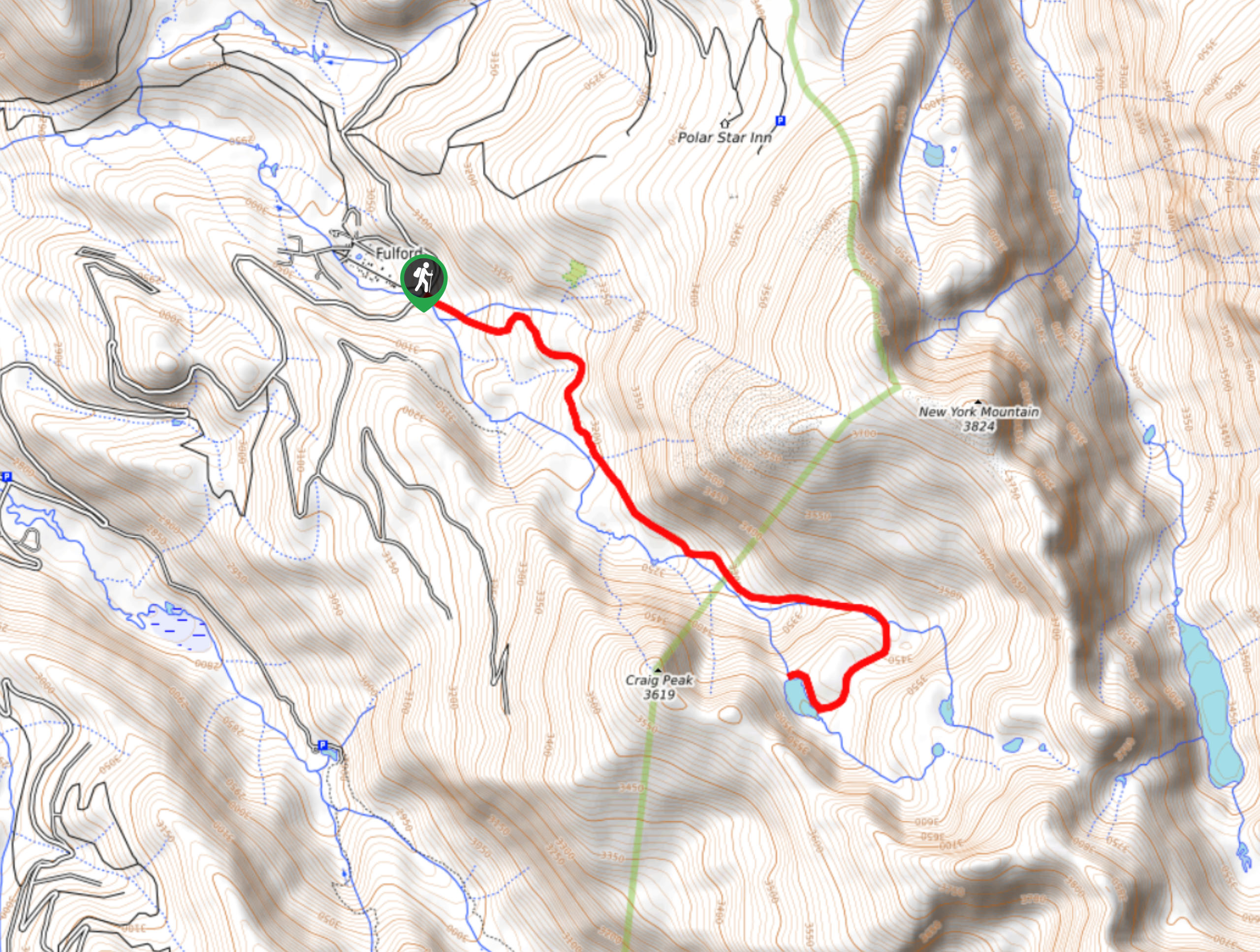 Nolan Lake Trail Map