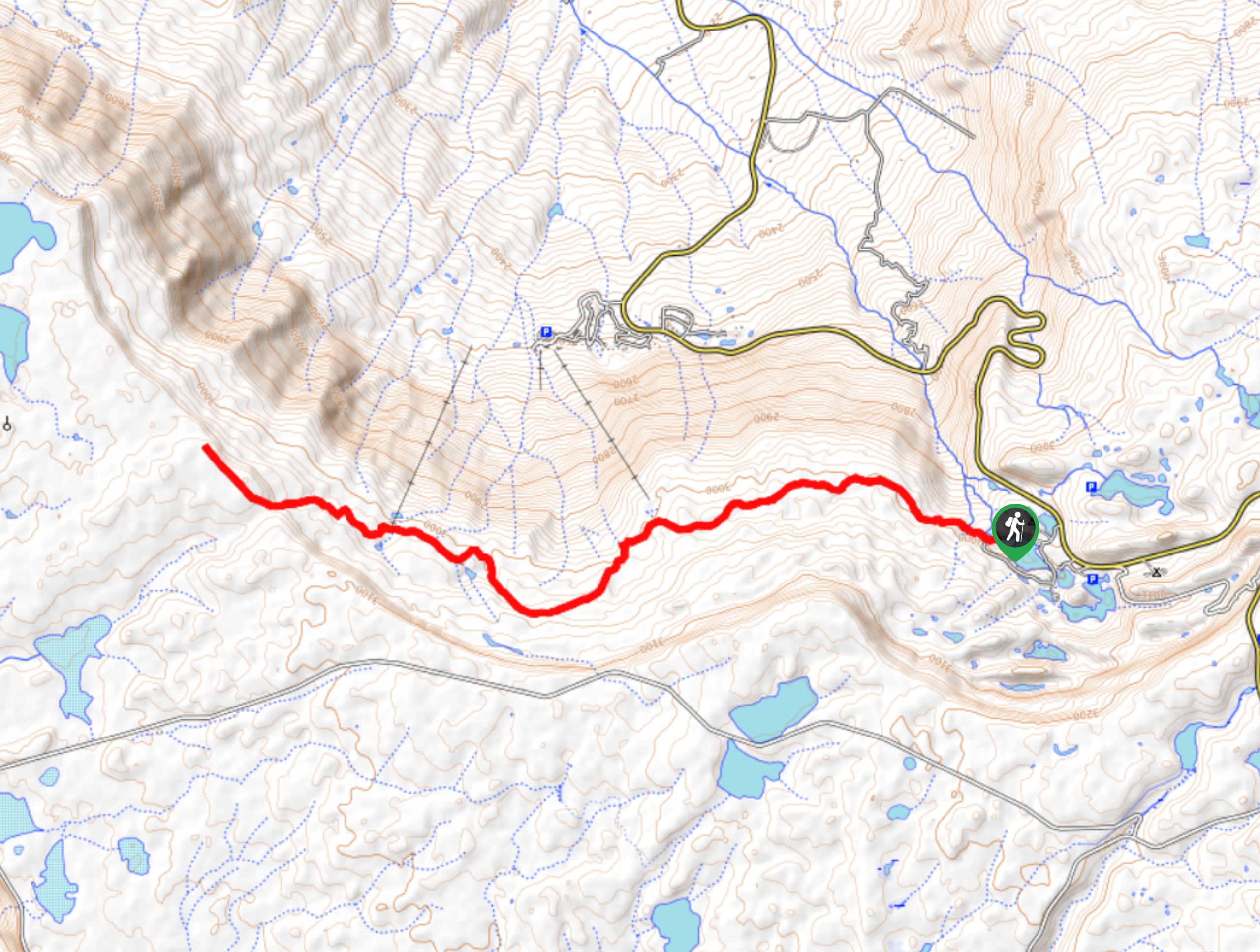 West Bench Trail Map