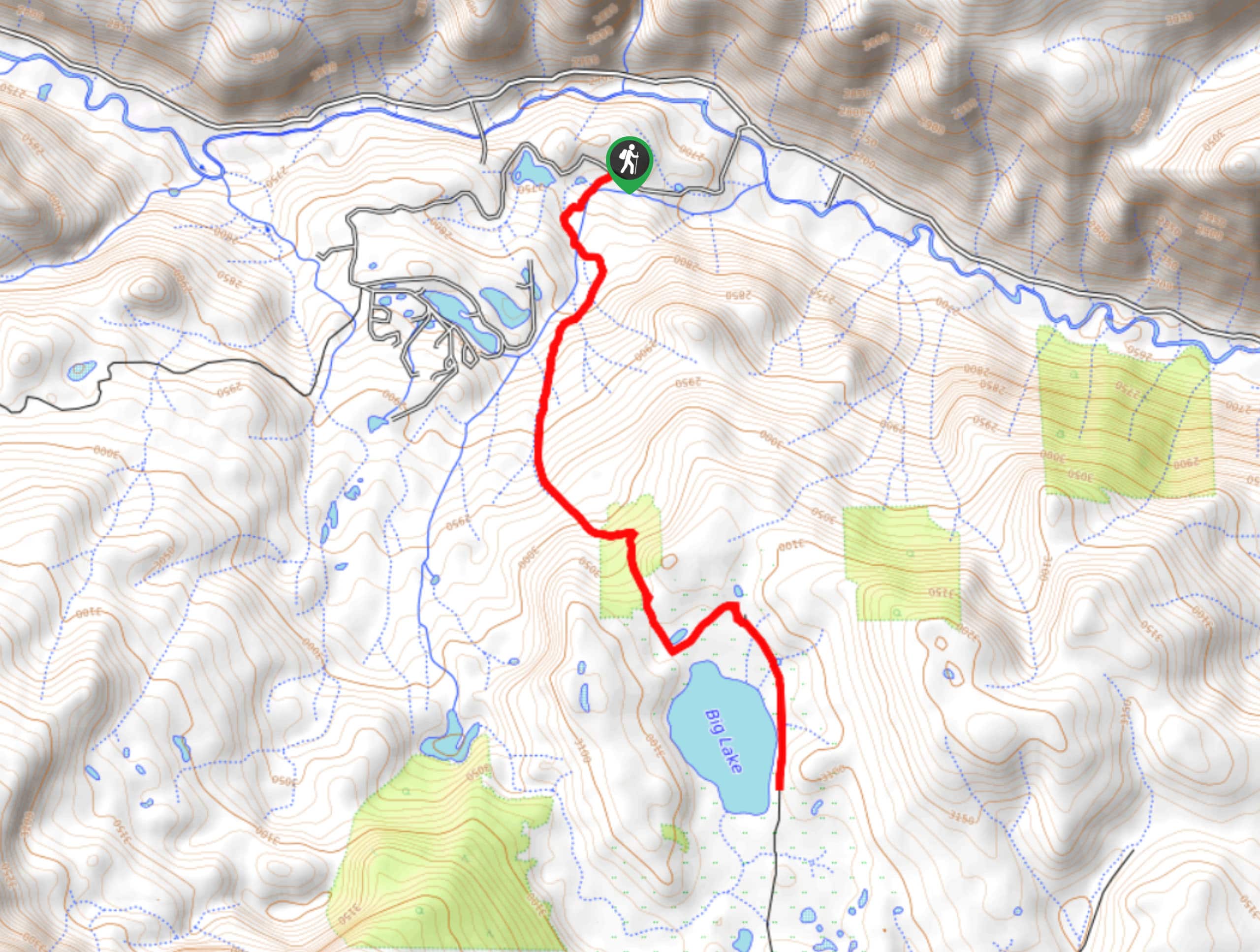 Big Lake Trail Map