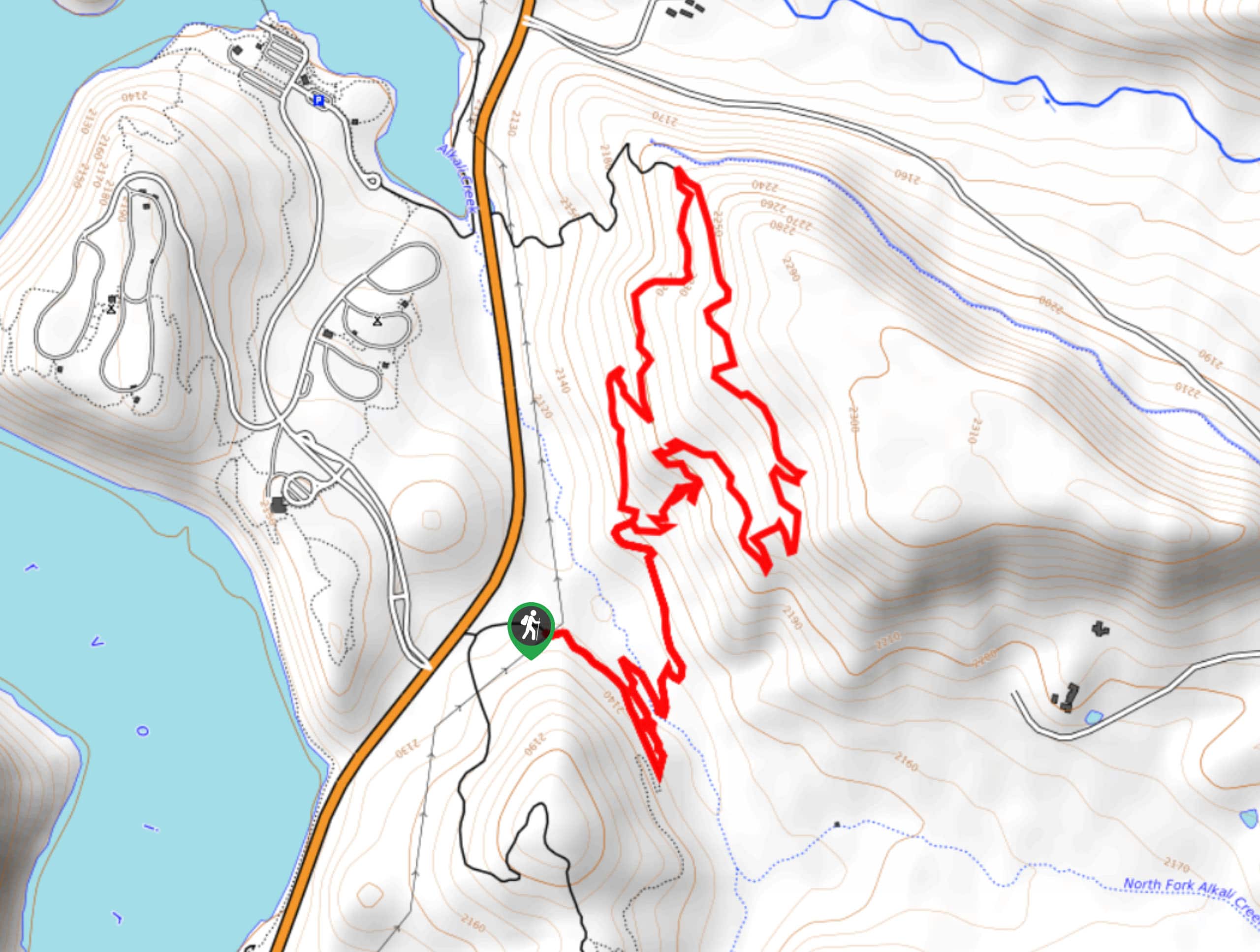 Karni Mata Loop Trail Map