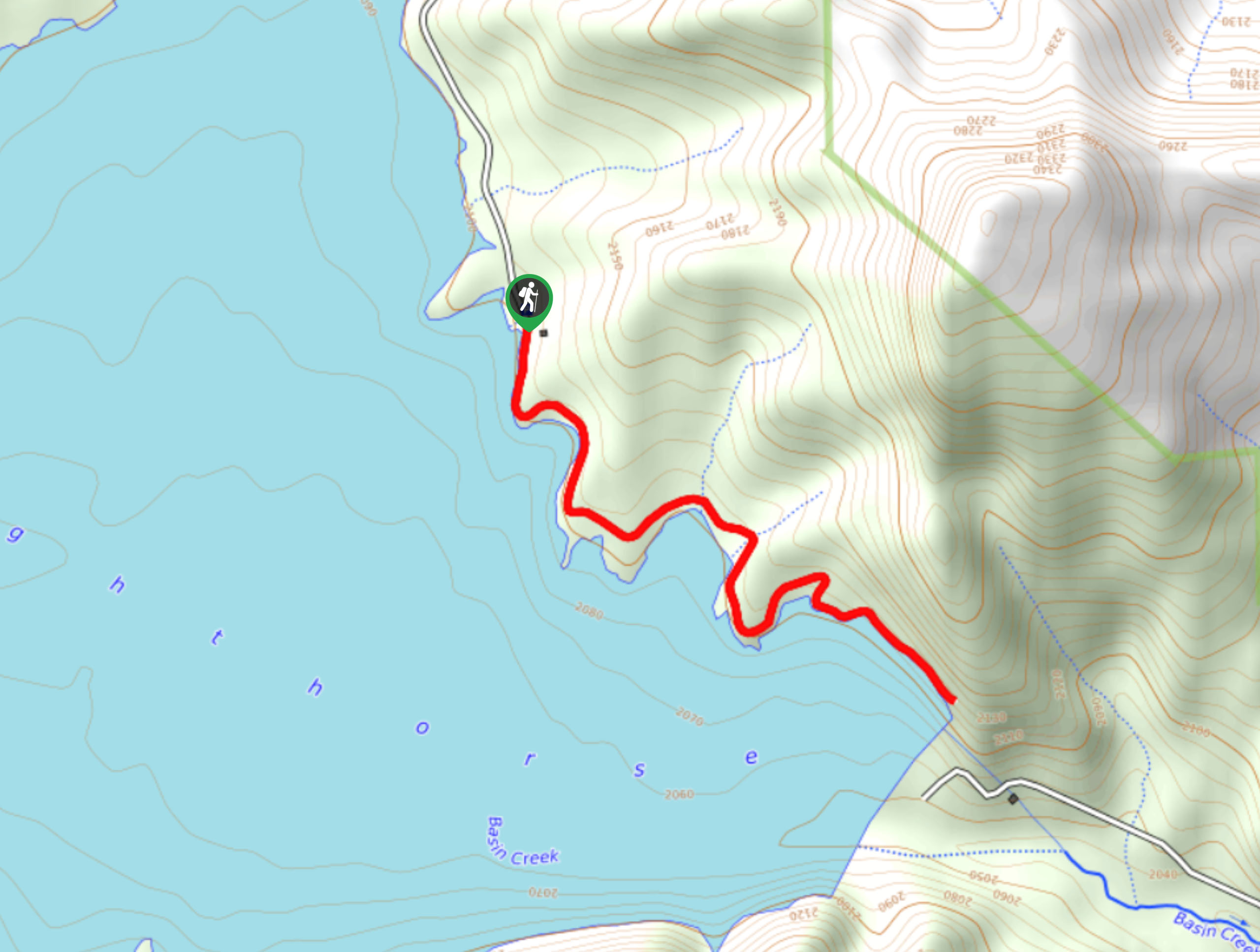 Lake Nighthorse Trail Map
