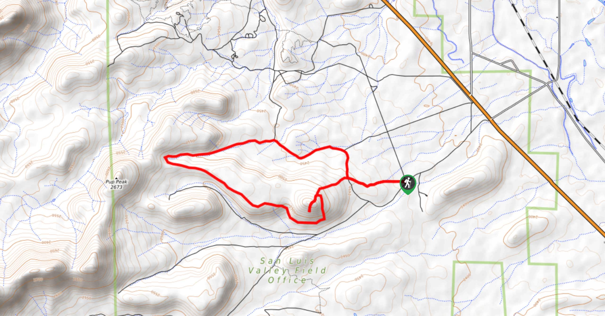 Limekiln Peak Trail Map