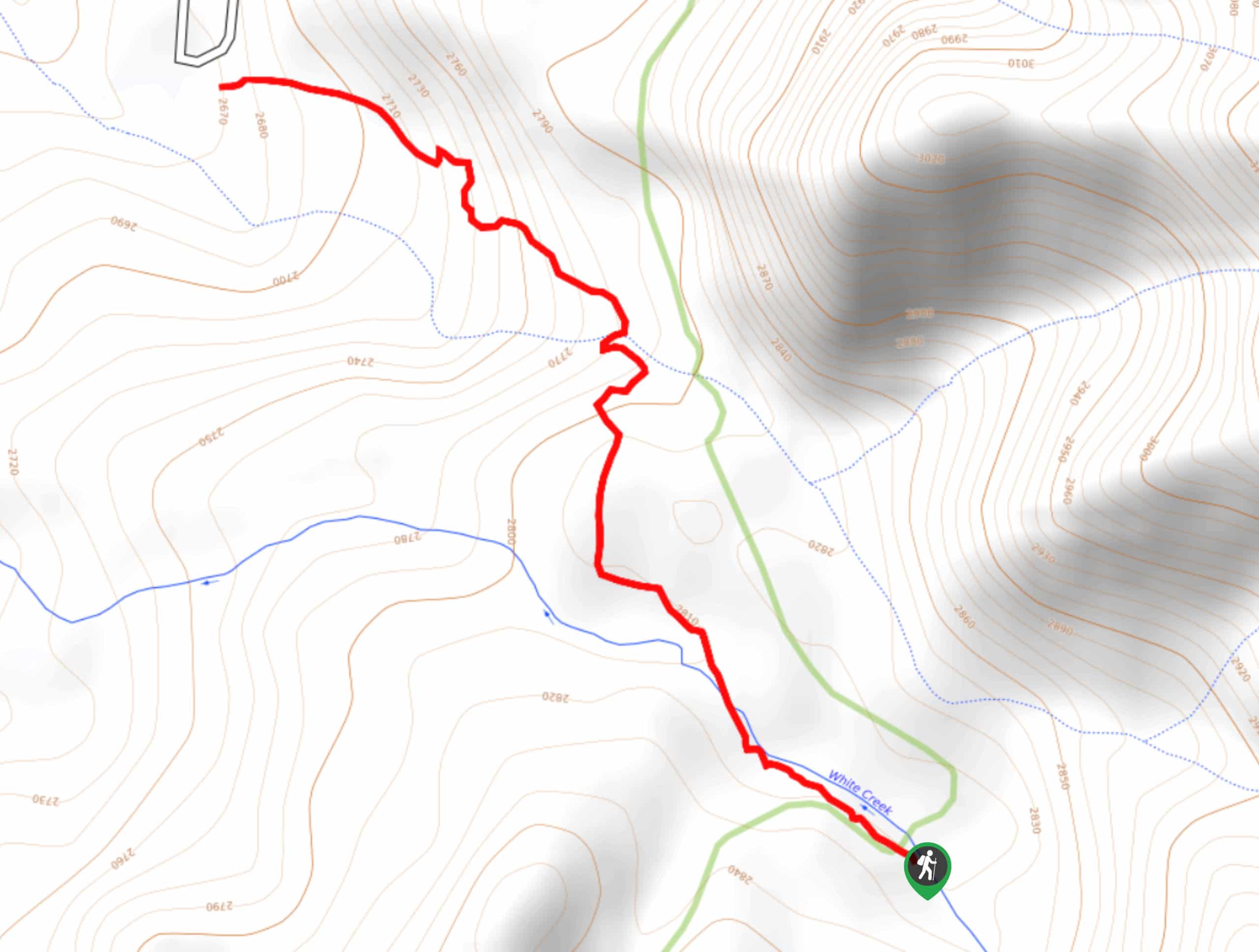 Opal Lake Trail Map