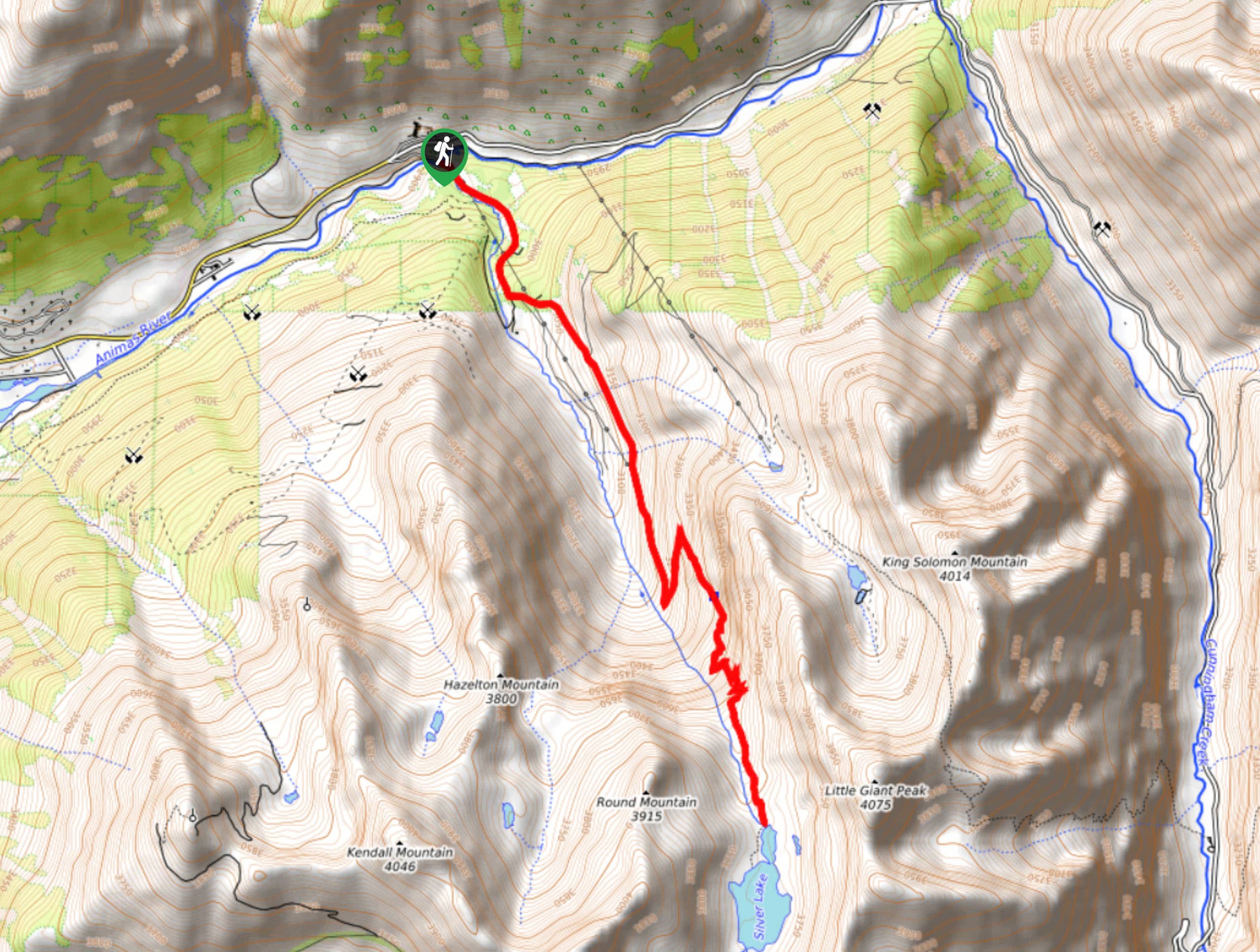 Silver Lake Trail Map