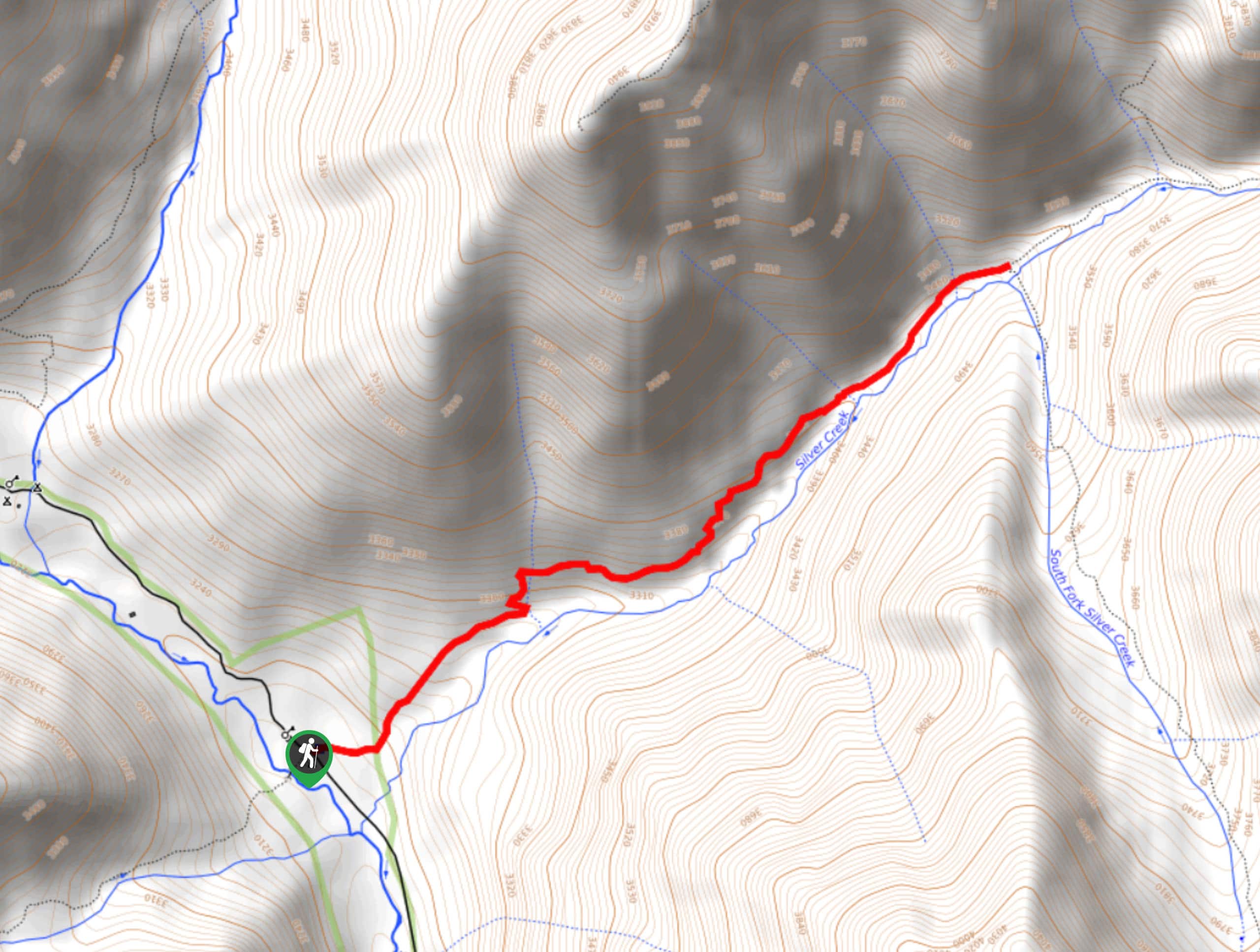 Silvercreek Trail Map