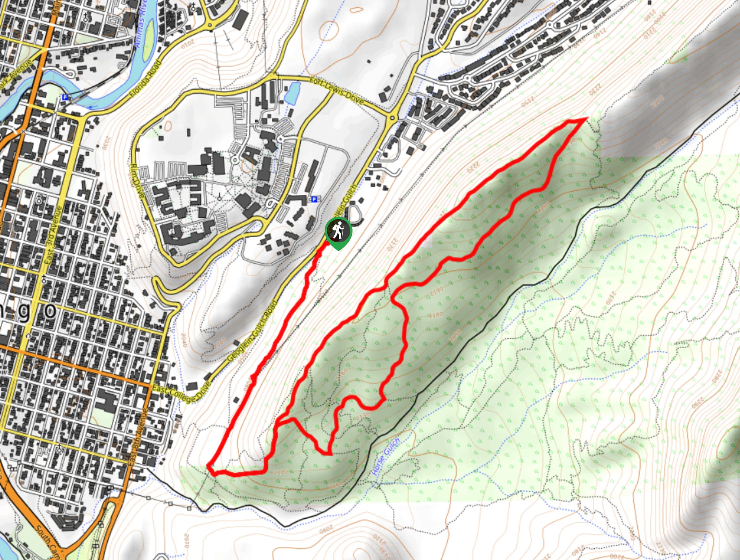 The Ridge Trail Map