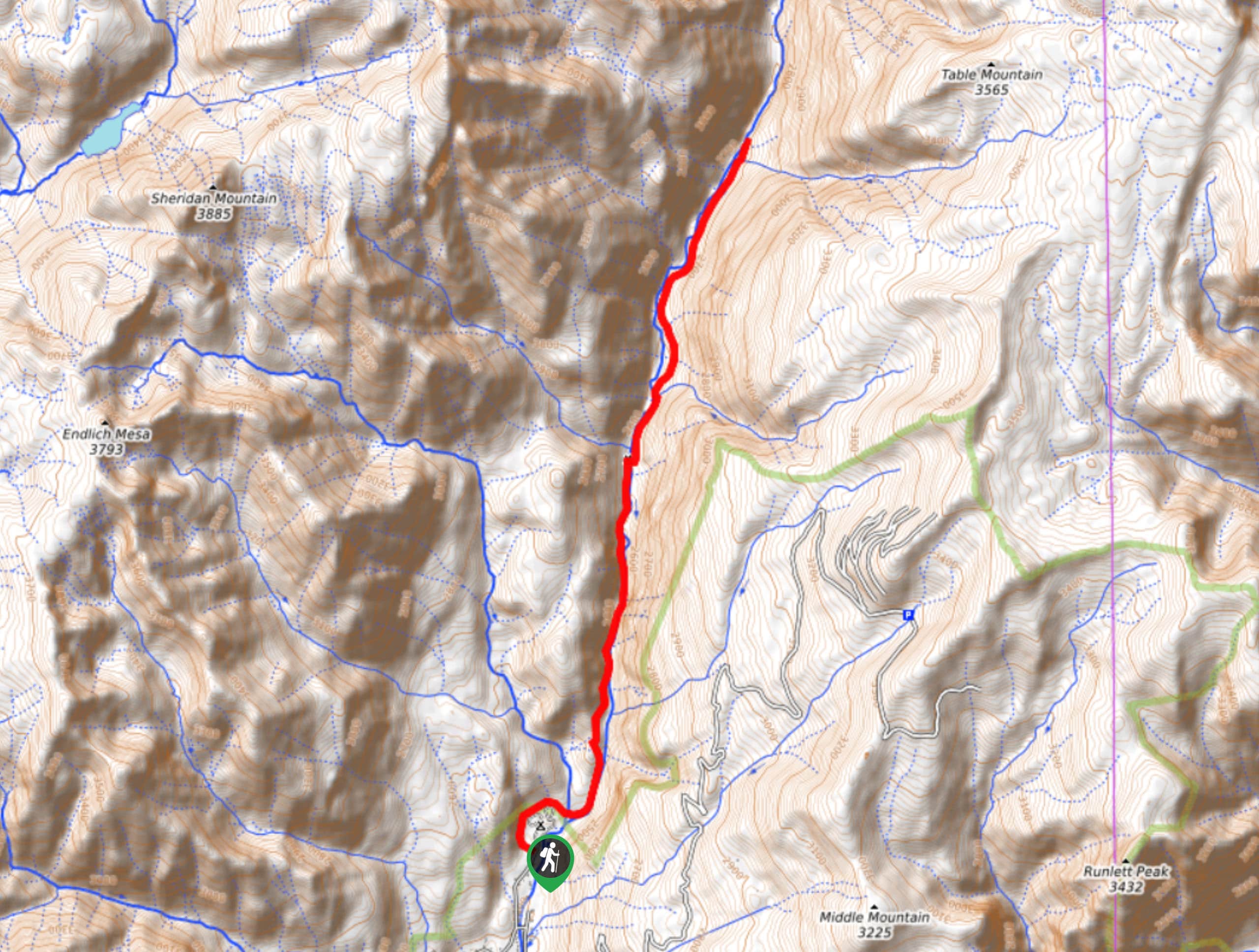 Vallecito Creek Trail Map