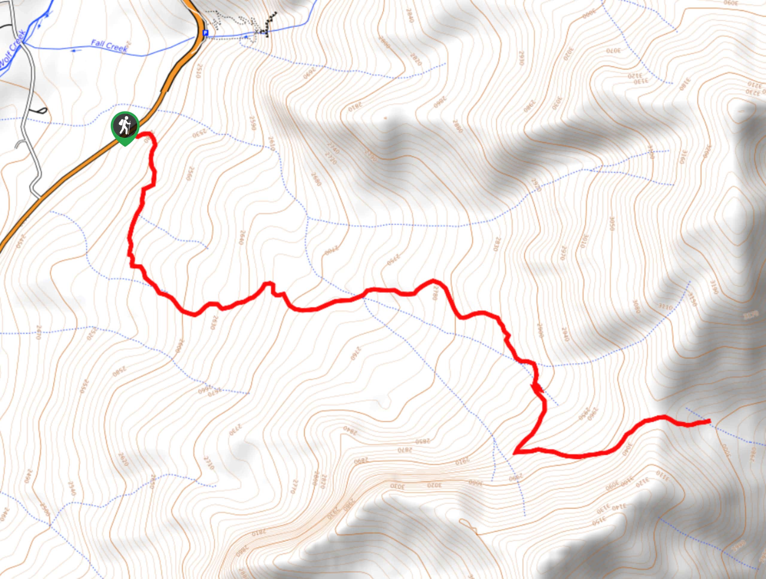 Windy Pass Trail Map