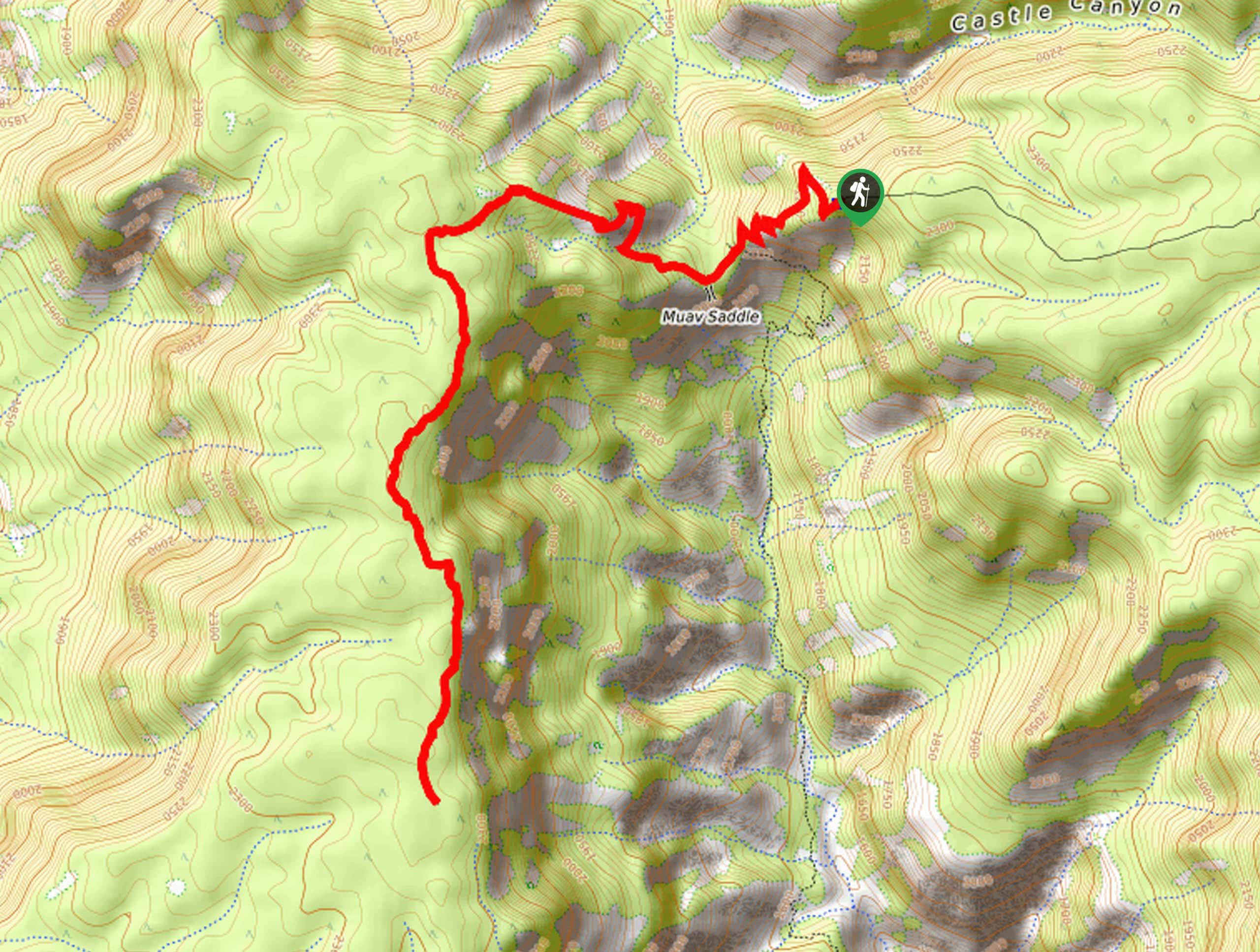 Powell Plateau Trail Map