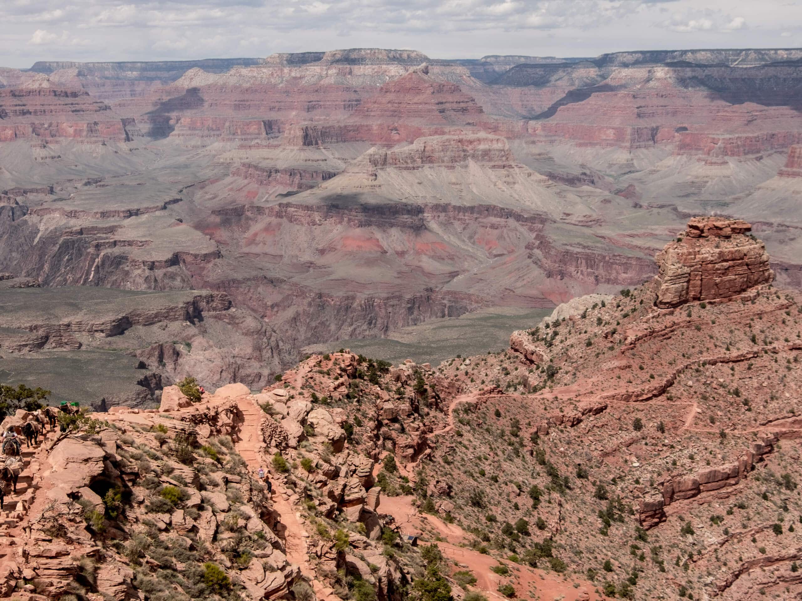 South Kaibab Trail, Tonto Trail, and Bright Angel Trail