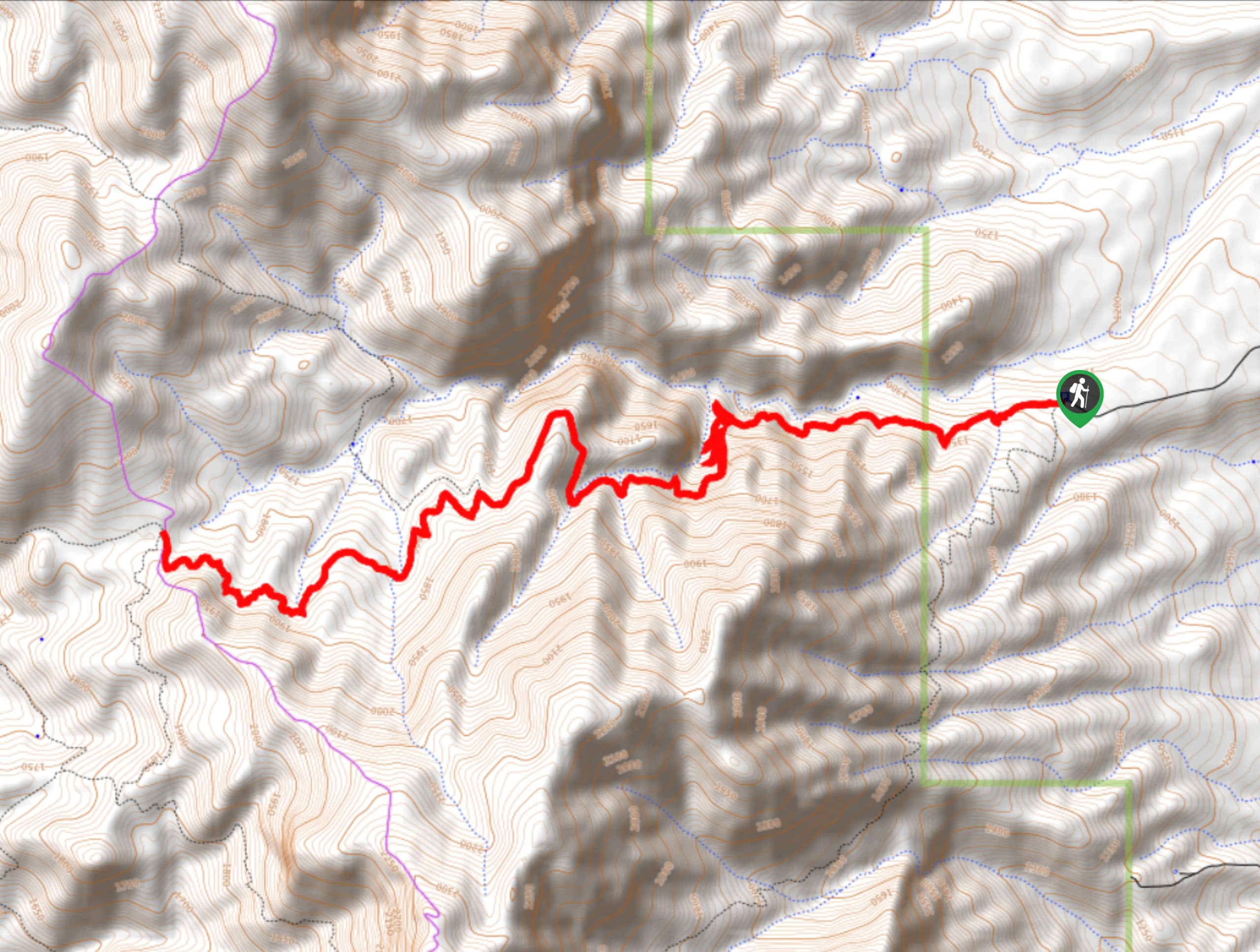 Barnhardt Trail Map