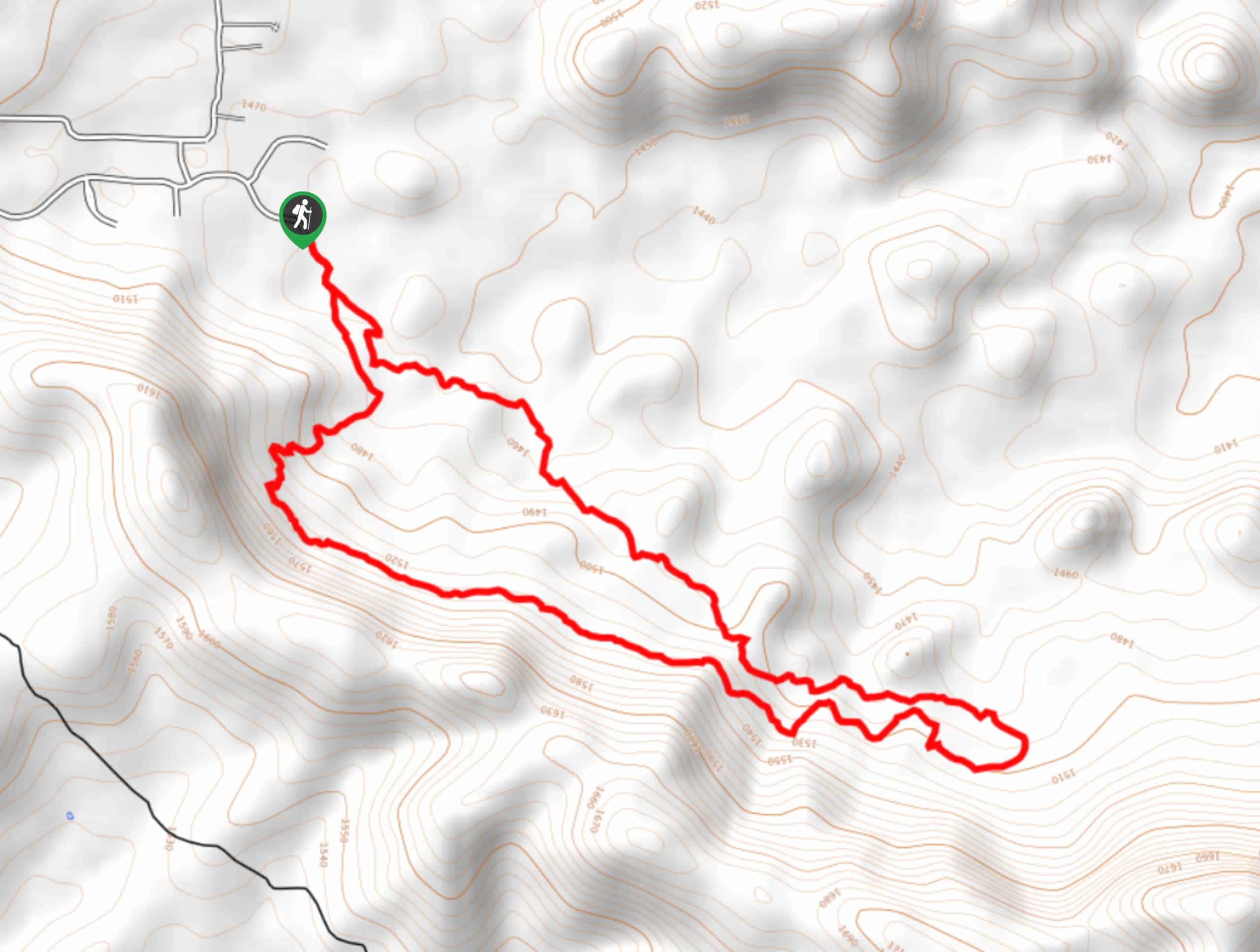 Cypress-Stewart Ridge Extended Loop Map