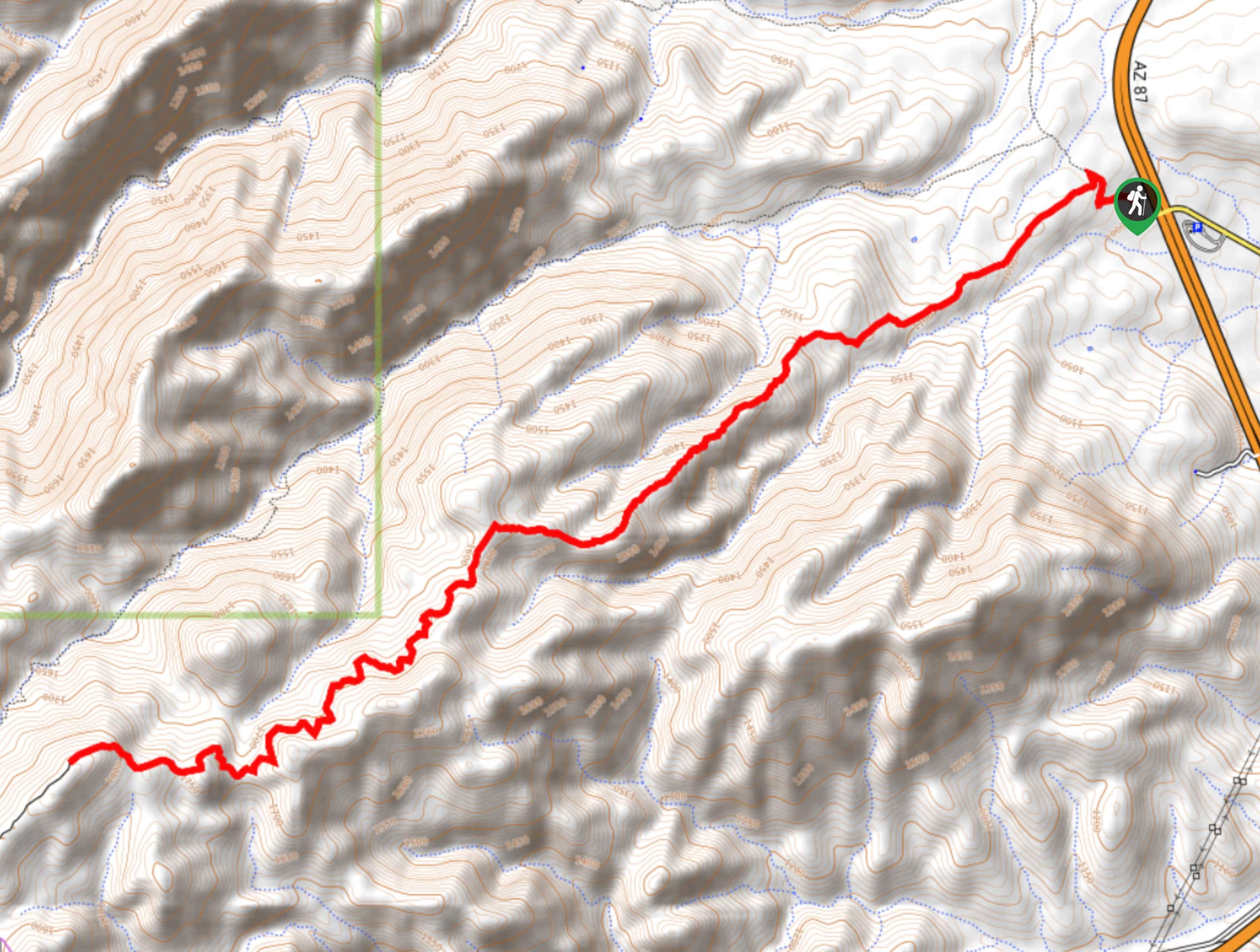 Gold Ridge Trail Map